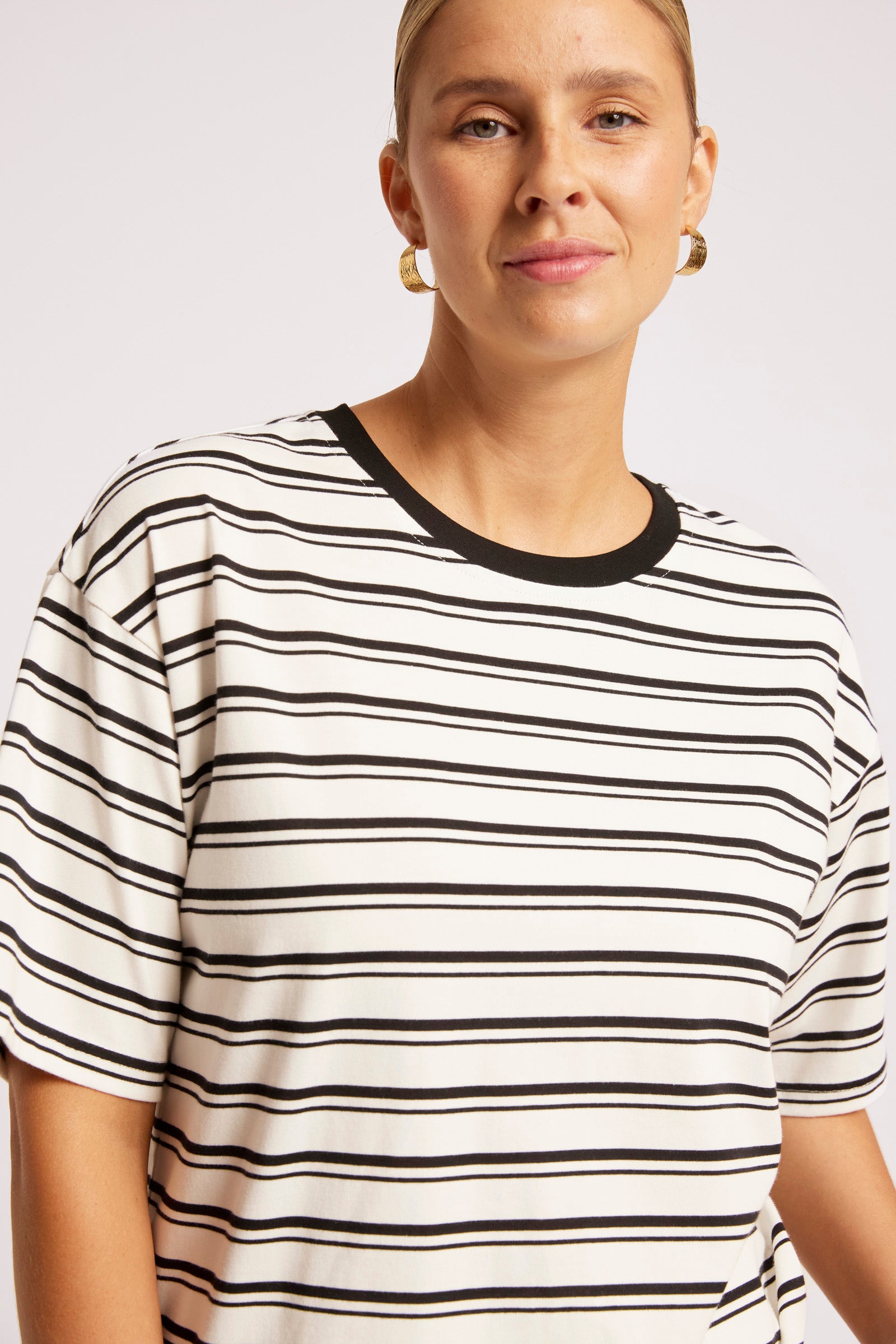 Paloma Stripped T-Shirt - Black