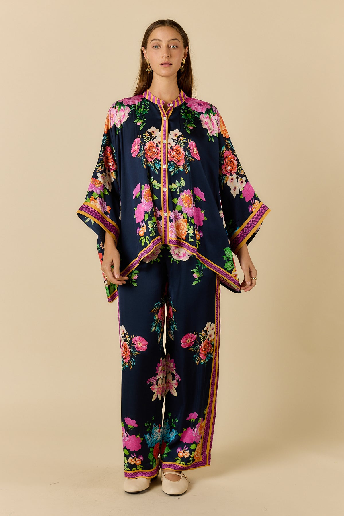 Liberte Top - Dark Navy Floral