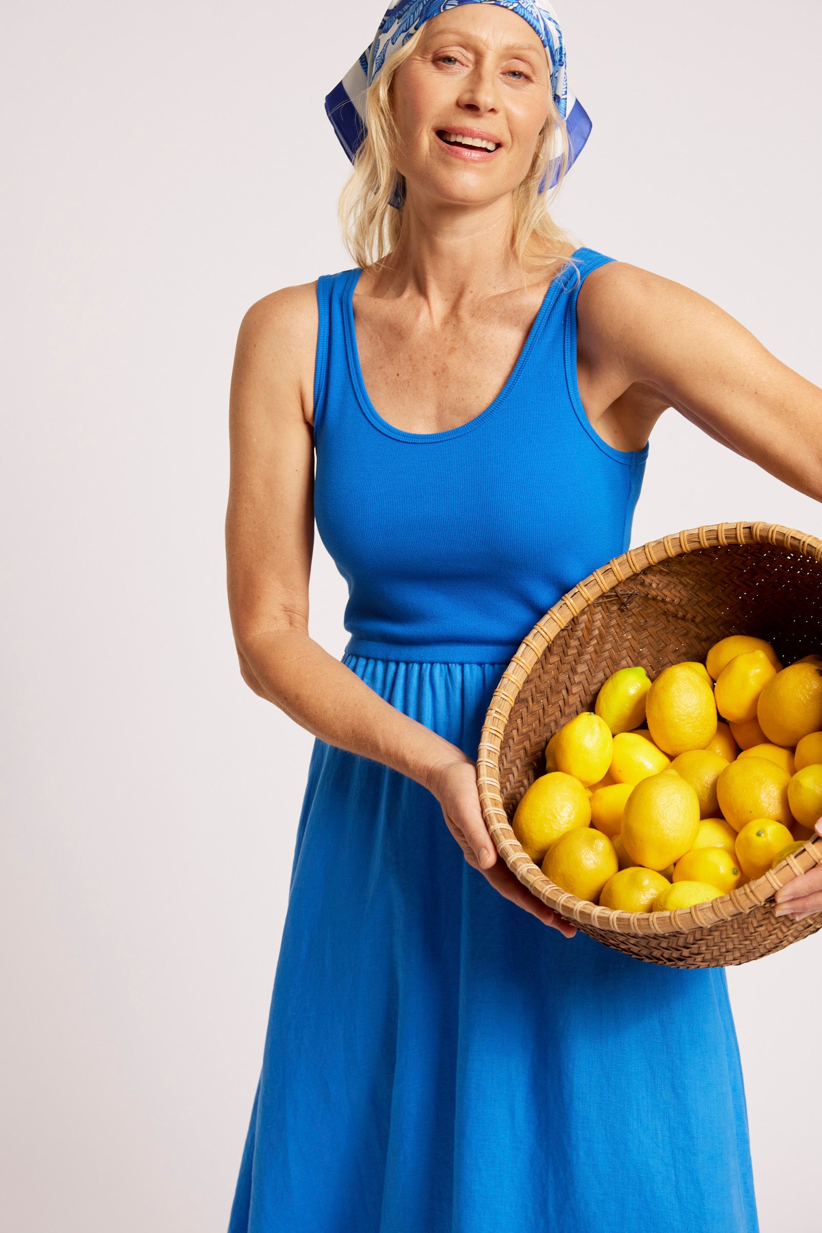 Maris Tank Maxi Dress - Marine Blue