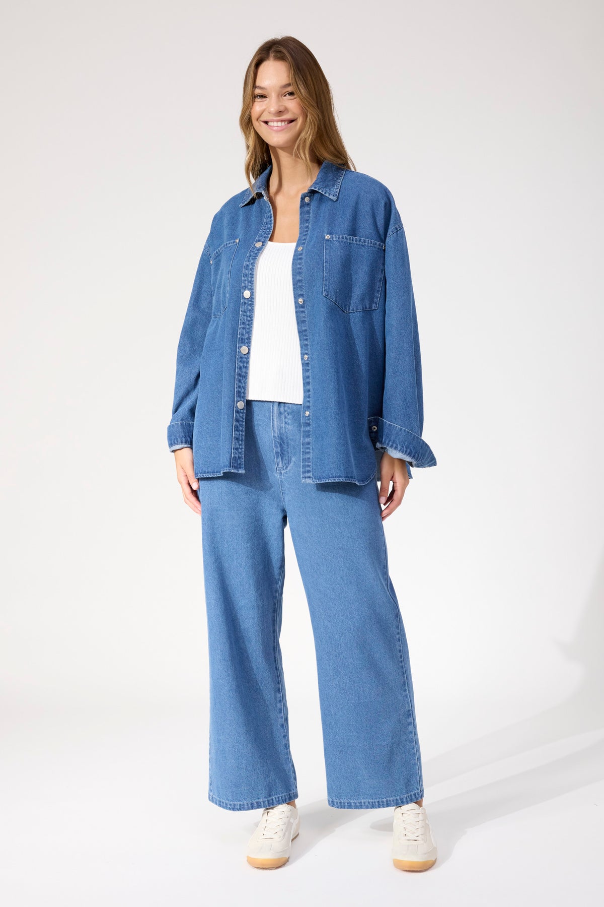 Denver Denim Shirt - Denim Blue