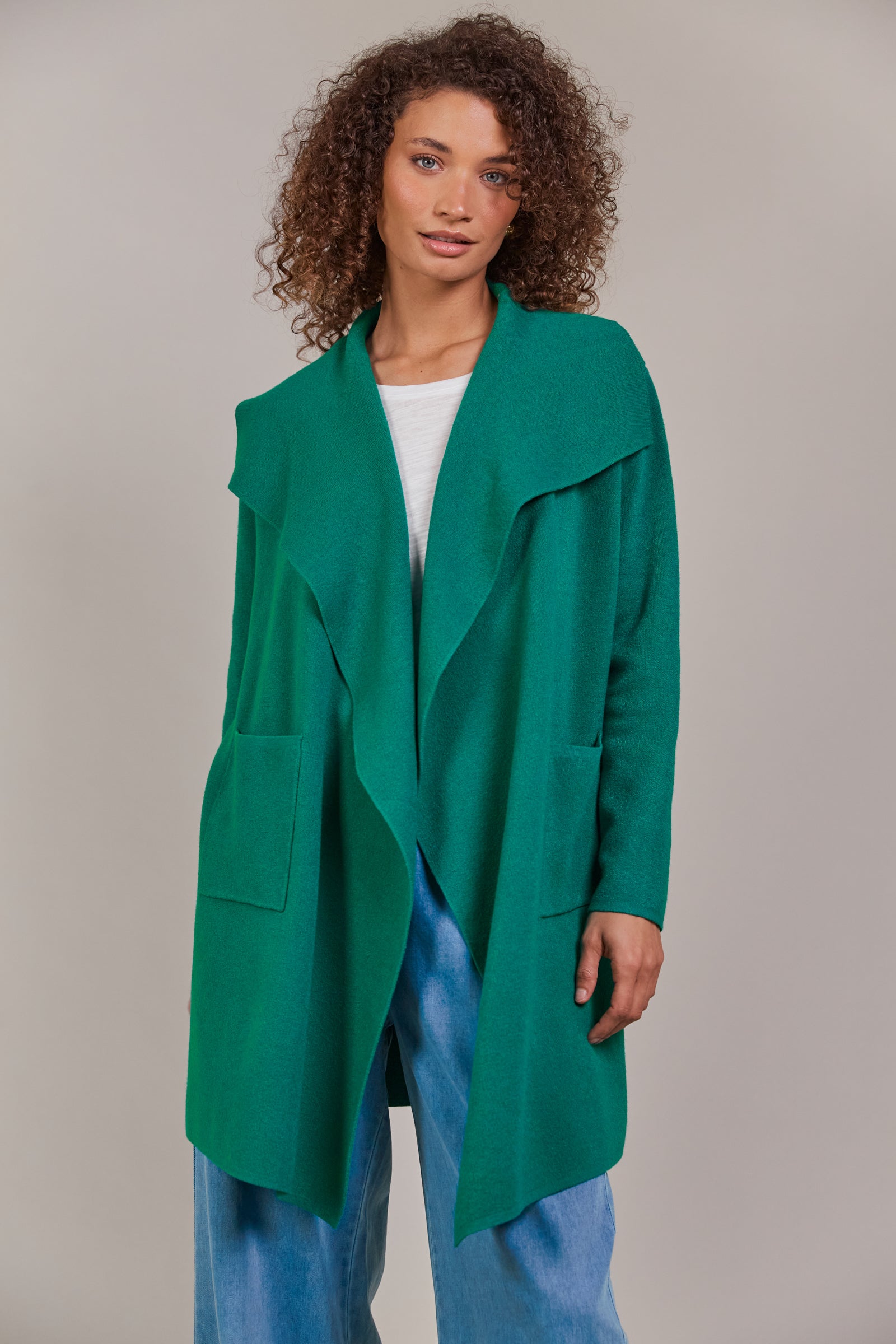 Palmer Relaxed Cardigan - Teal