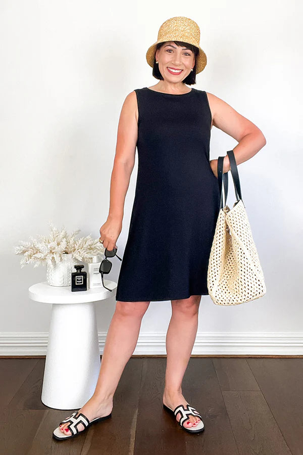 Bamboo Adele Dress - Black