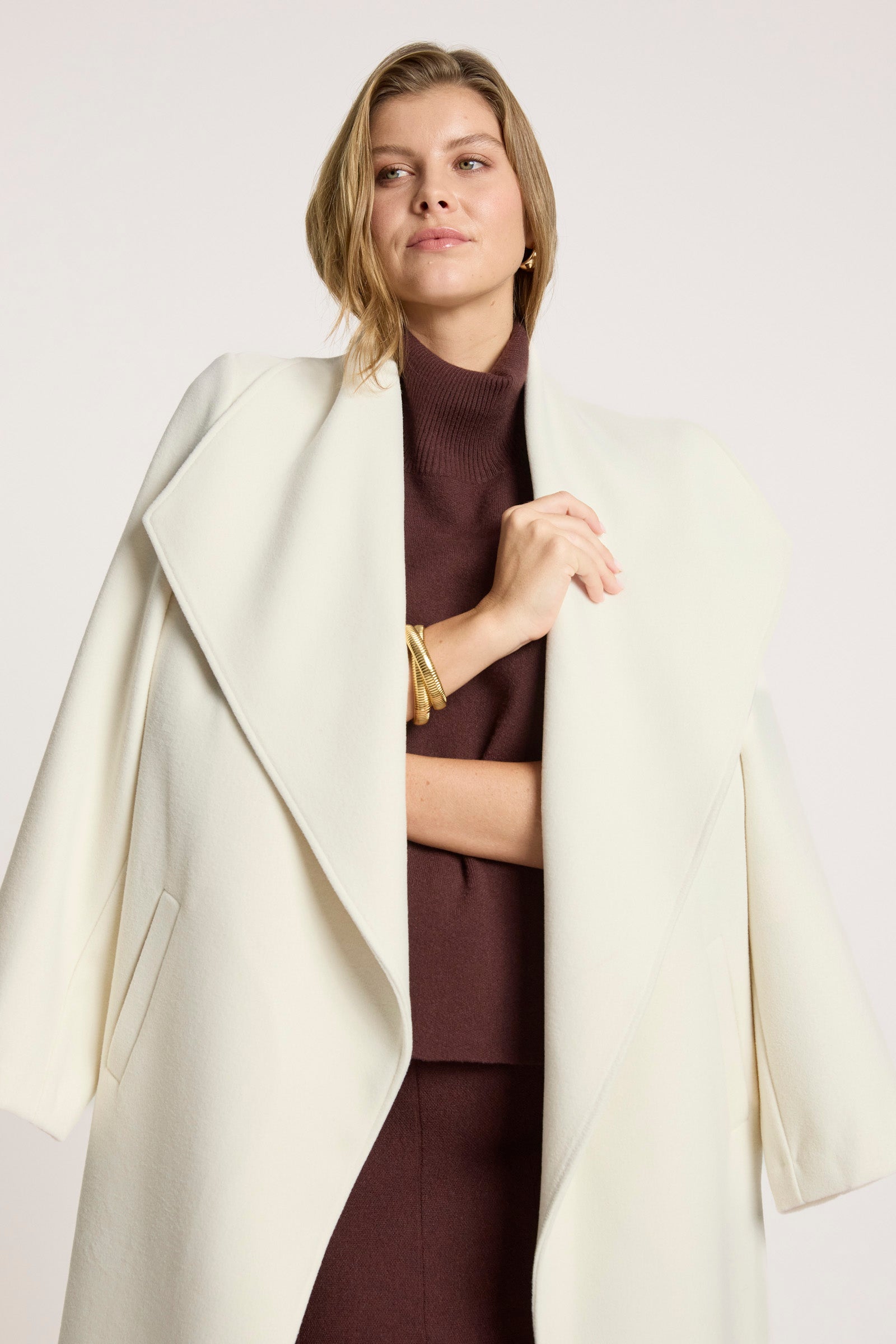 Wanderer Coat - Ecru