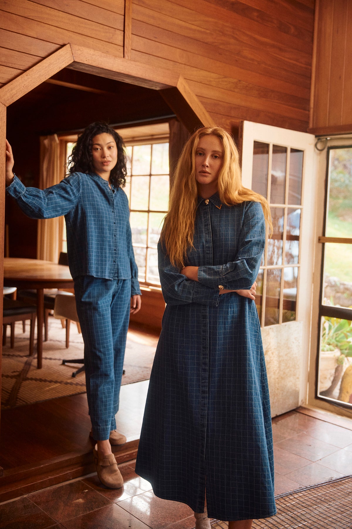 Sloane Denim Shirt - Check