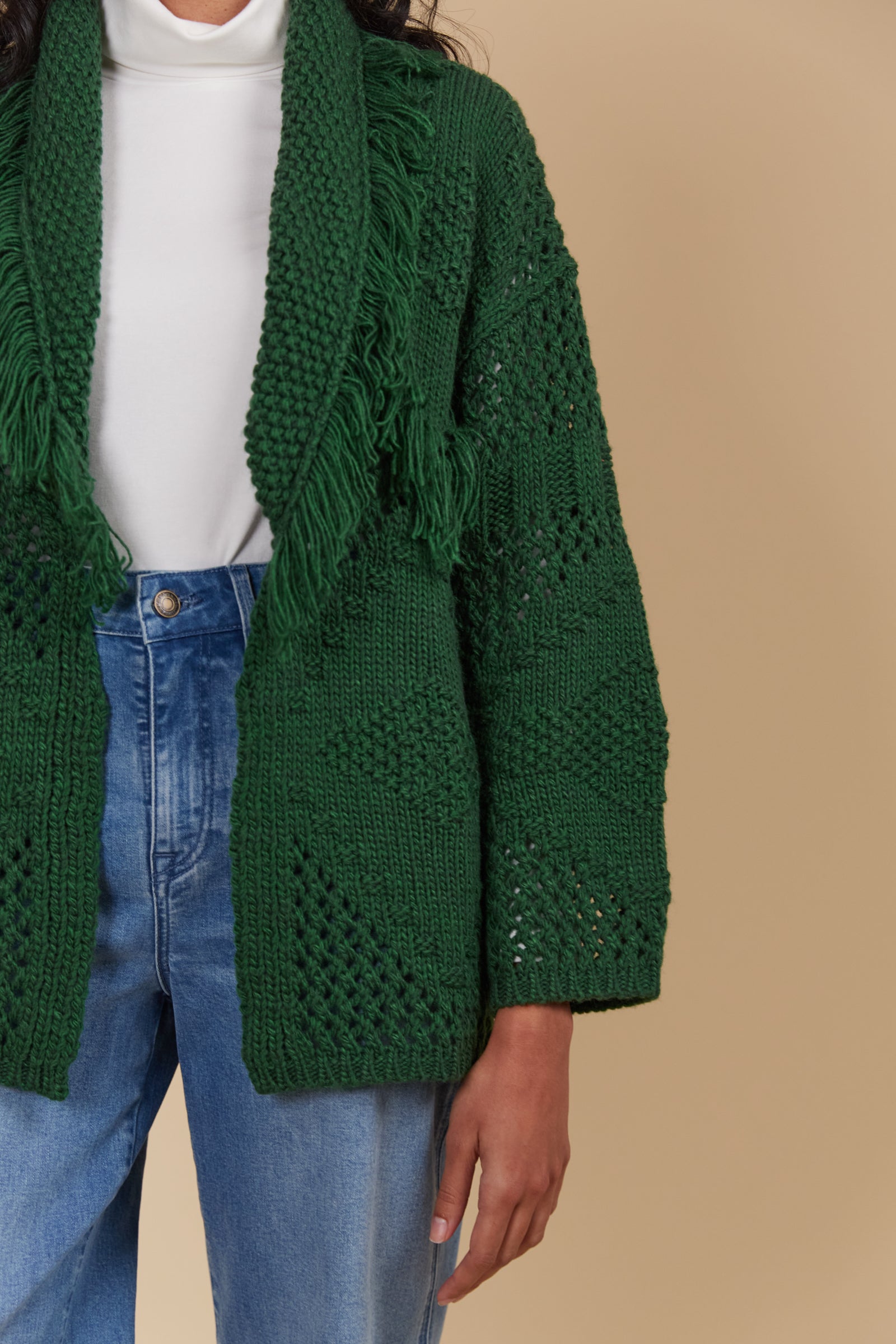 Luna Cardigan - Pine Green