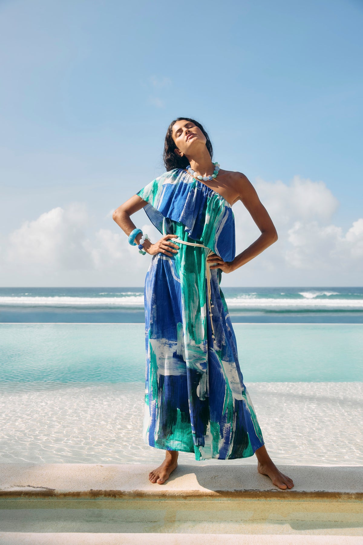 Palmera Off Shoulder Dress