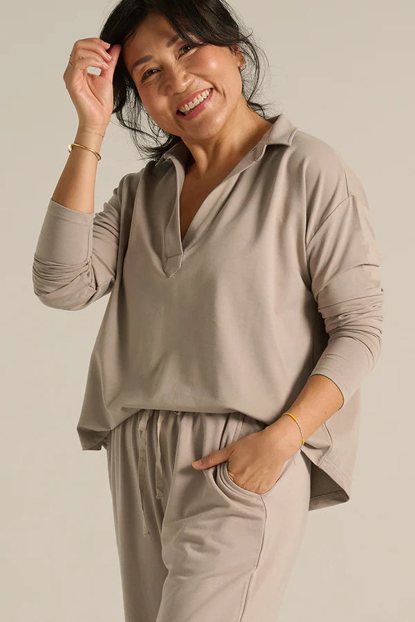 SALE - Stevie Top - Taupe