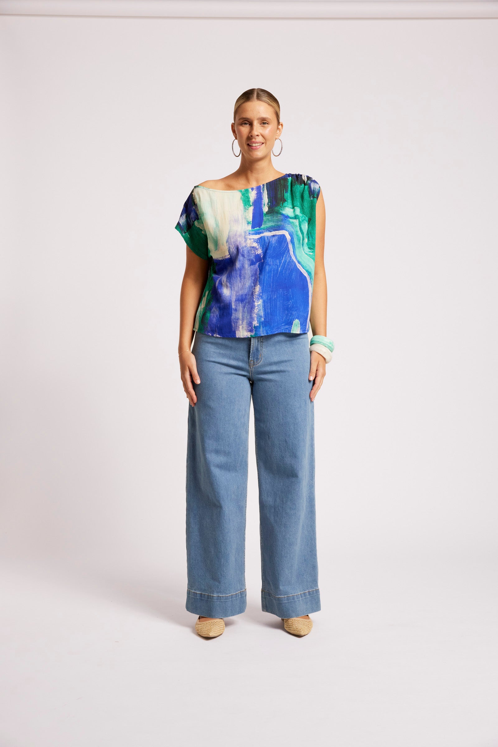 Palmera Top - Seafoam Blue