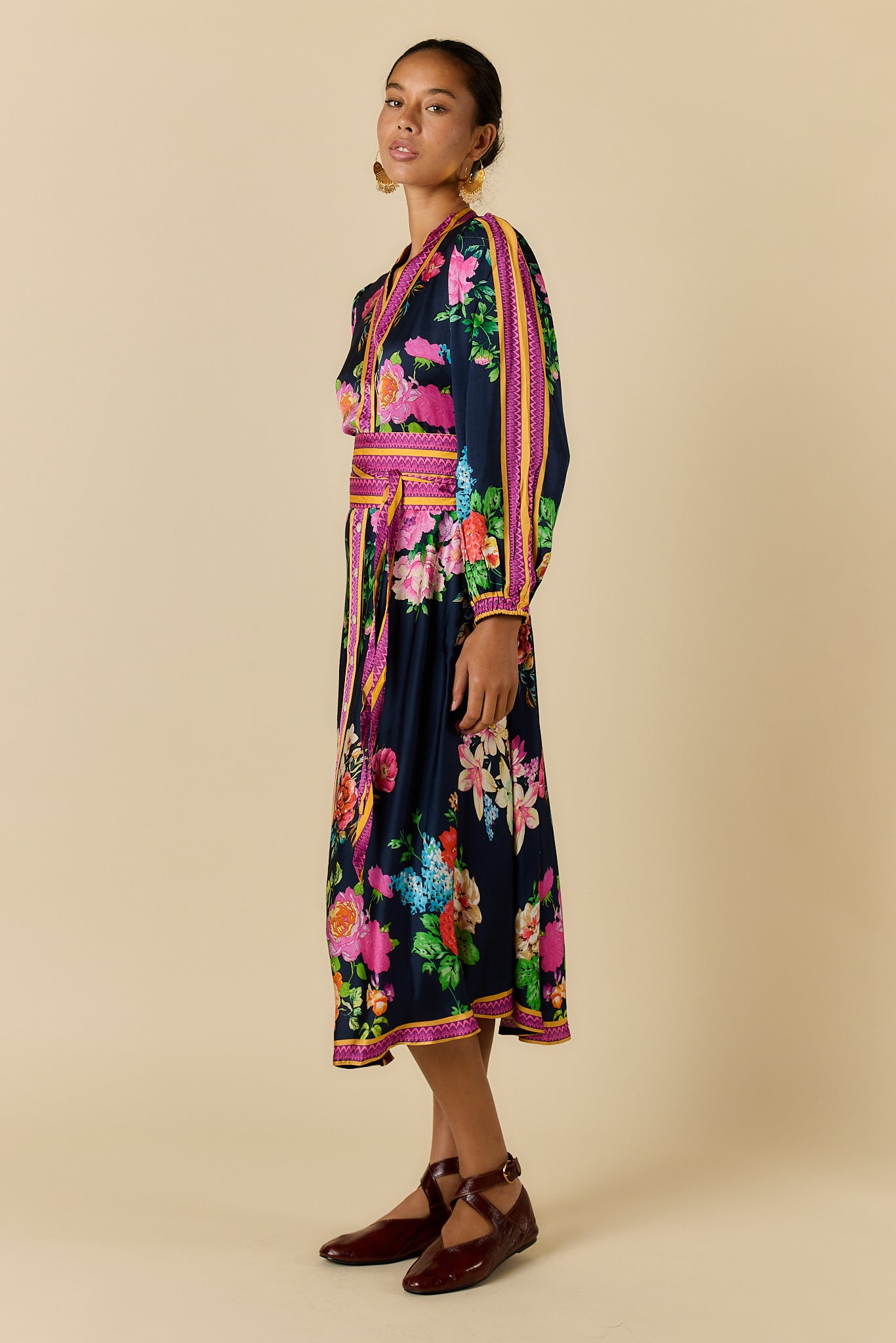 LIberite Maxi - Dark Navy Floral