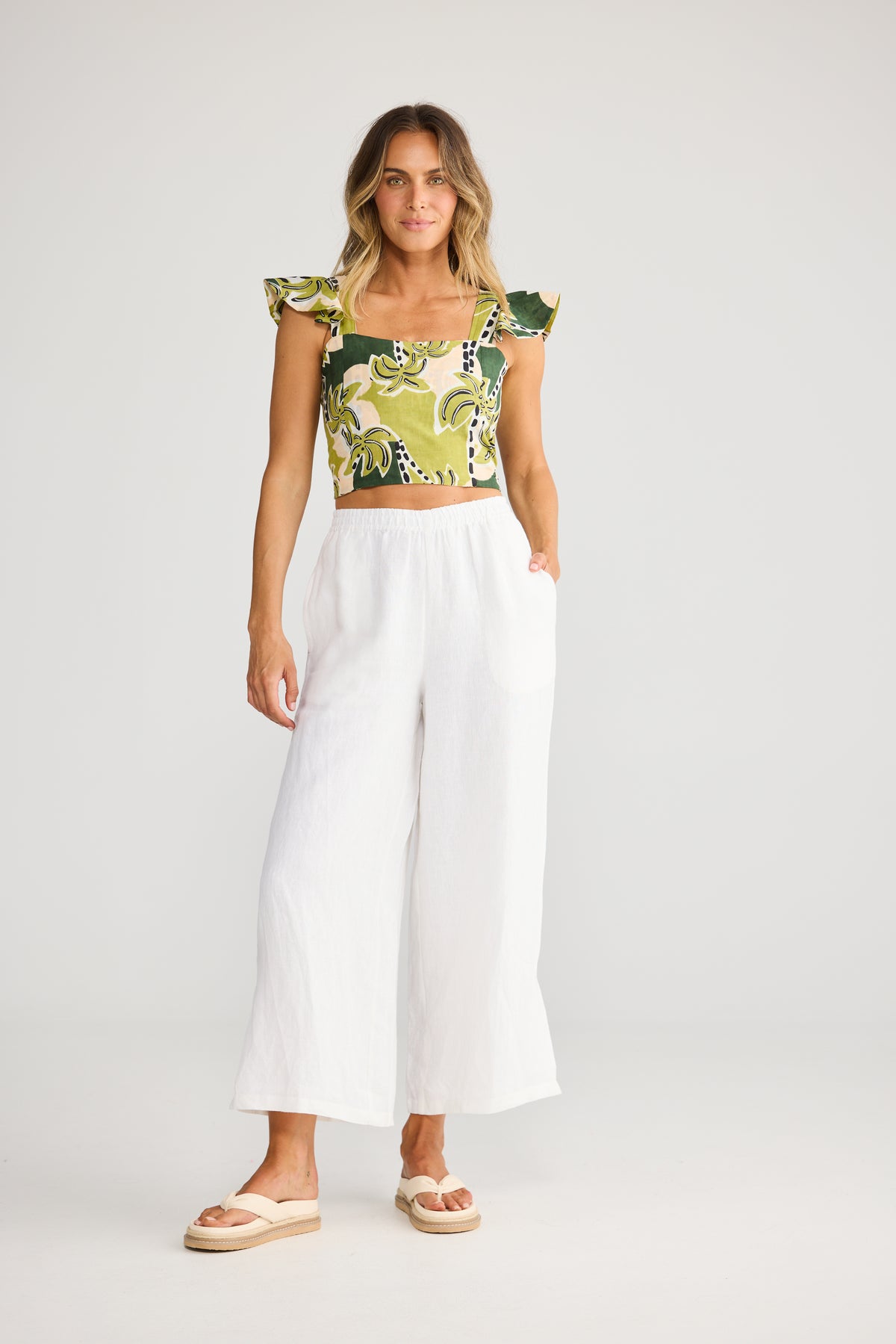 Zaria Top - Tropical Deco