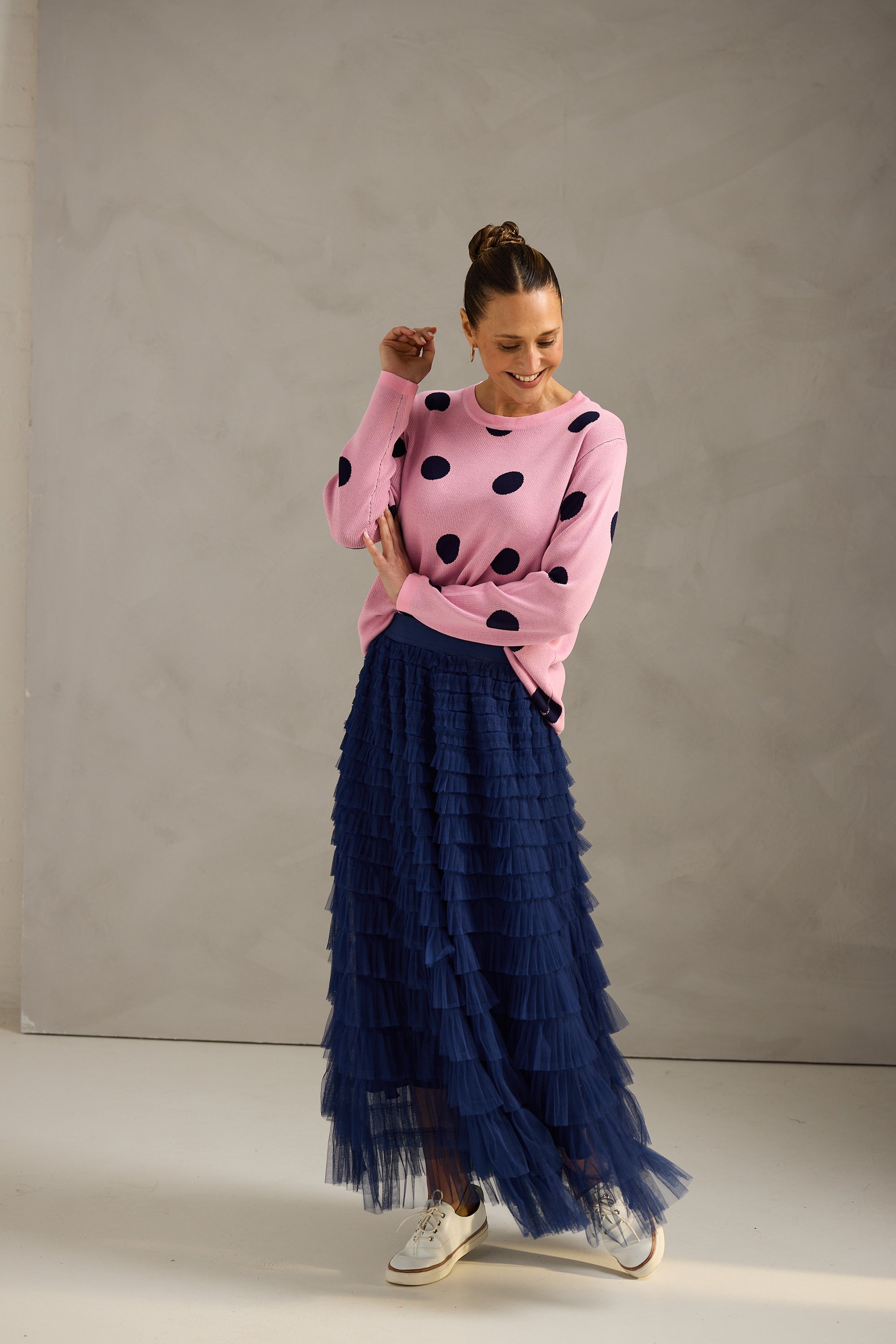 Chance Skirt - Navy Tulle