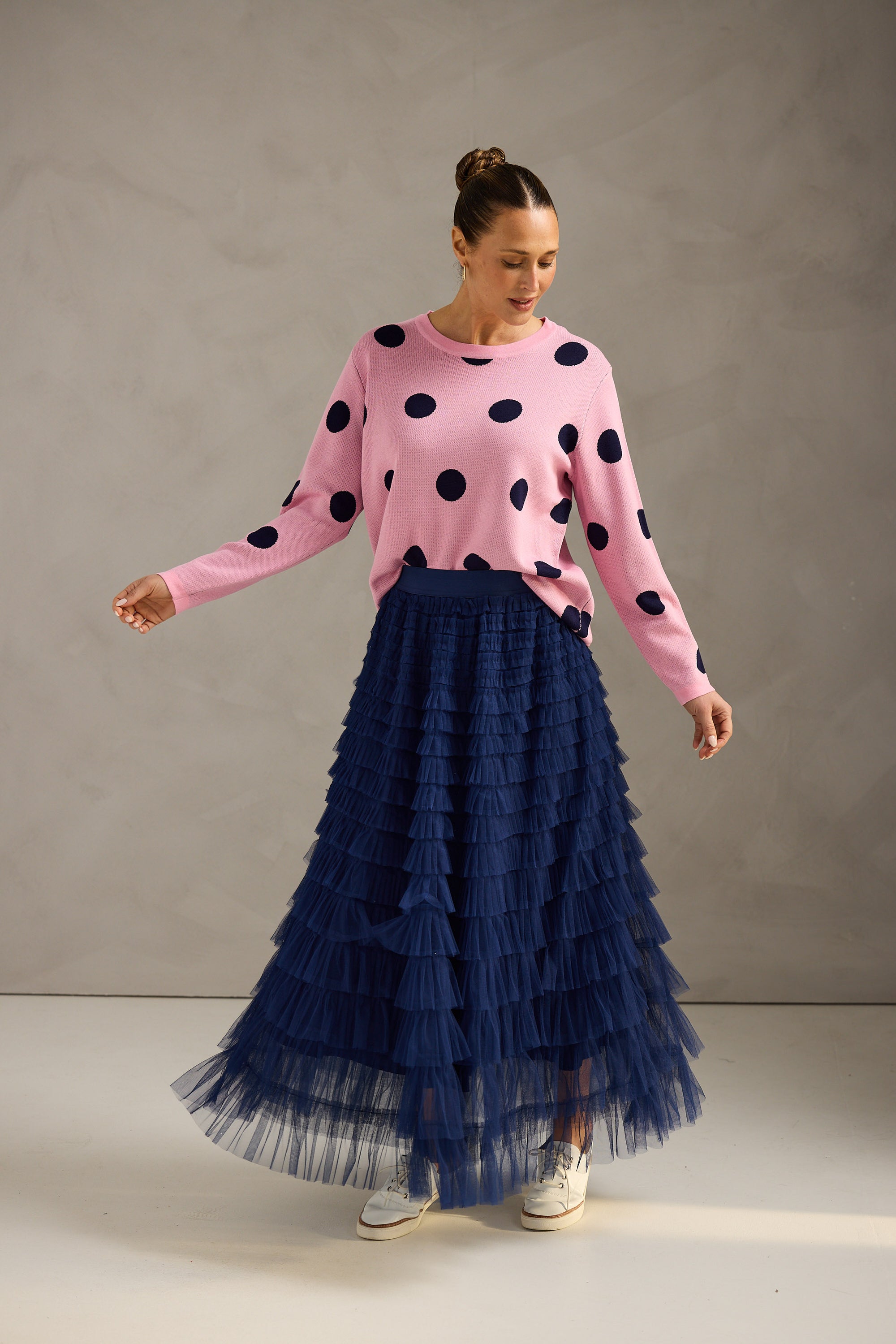 Chance Skirt - Navy Tulle