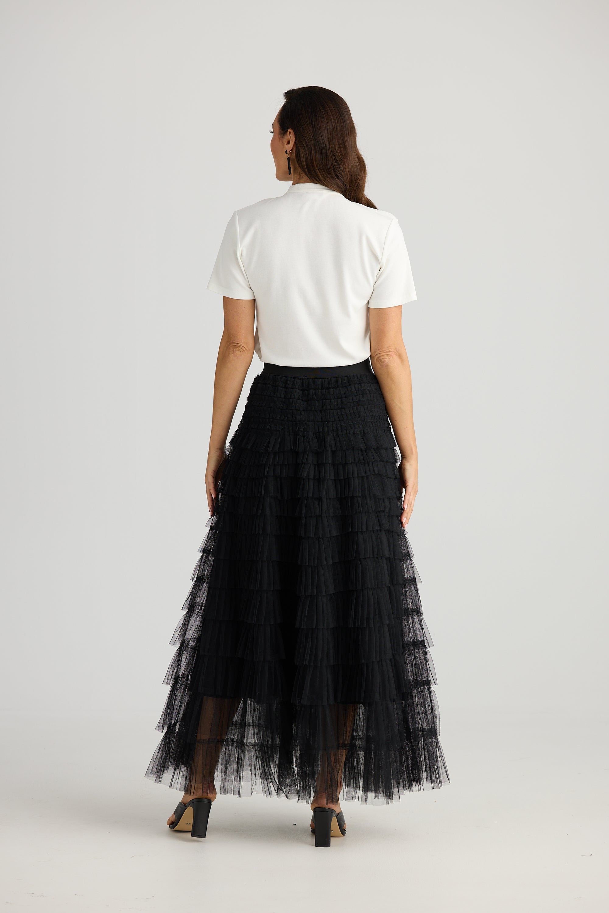 Chance Skirt - Black Tulle