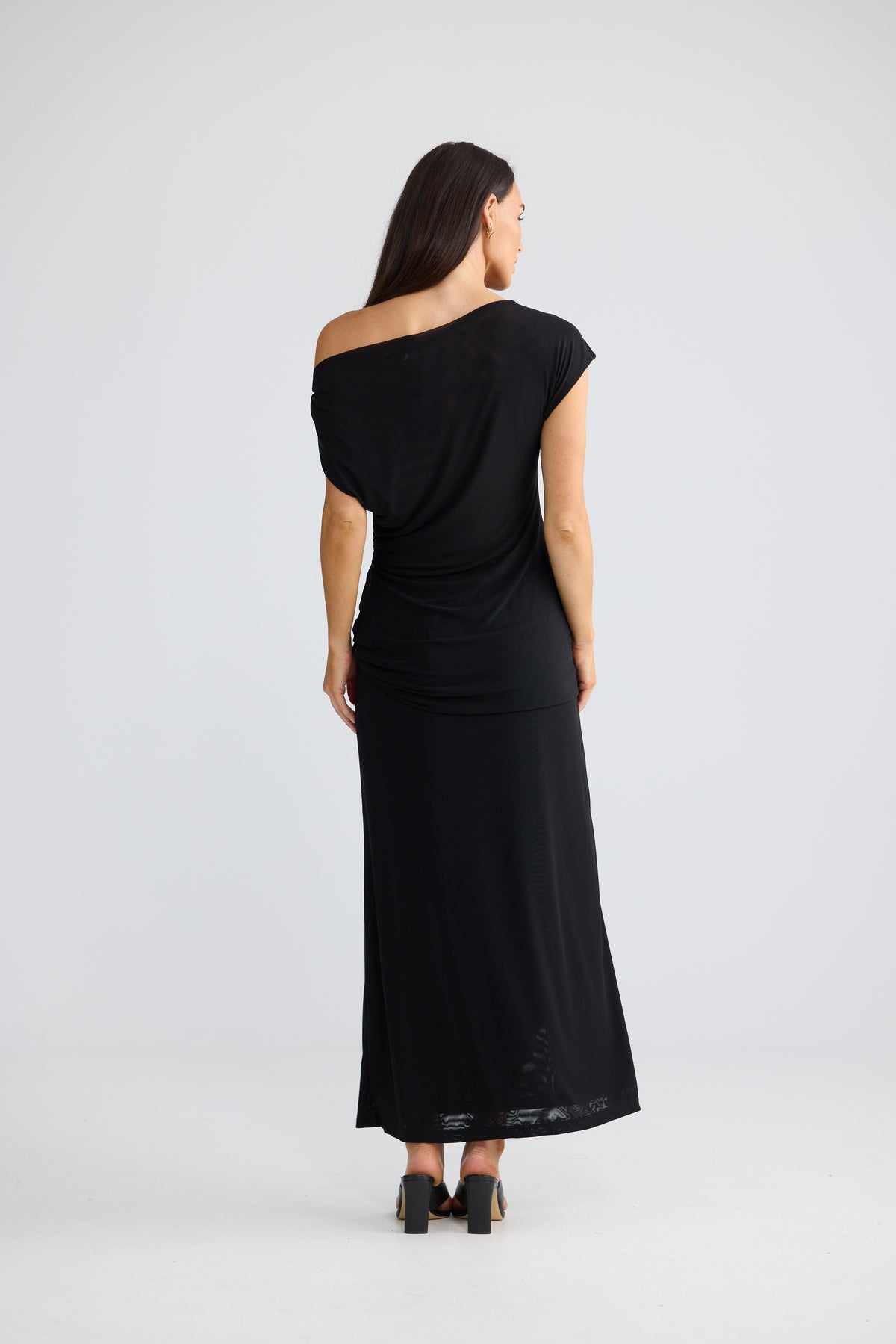 Harriet Off Shoulder Top - Black