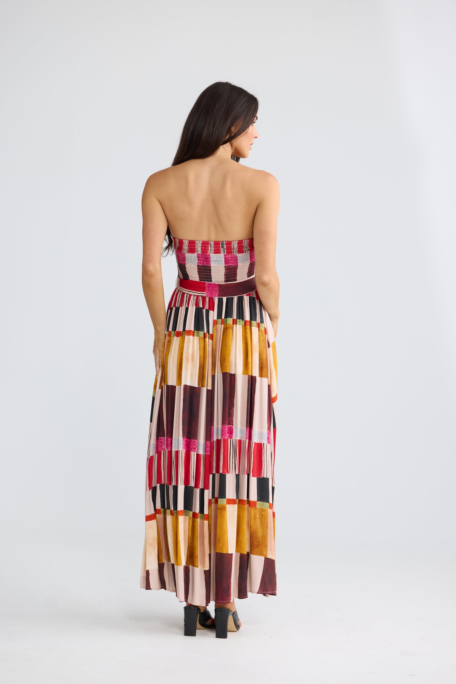 Avalon Dress - Painterly Geo