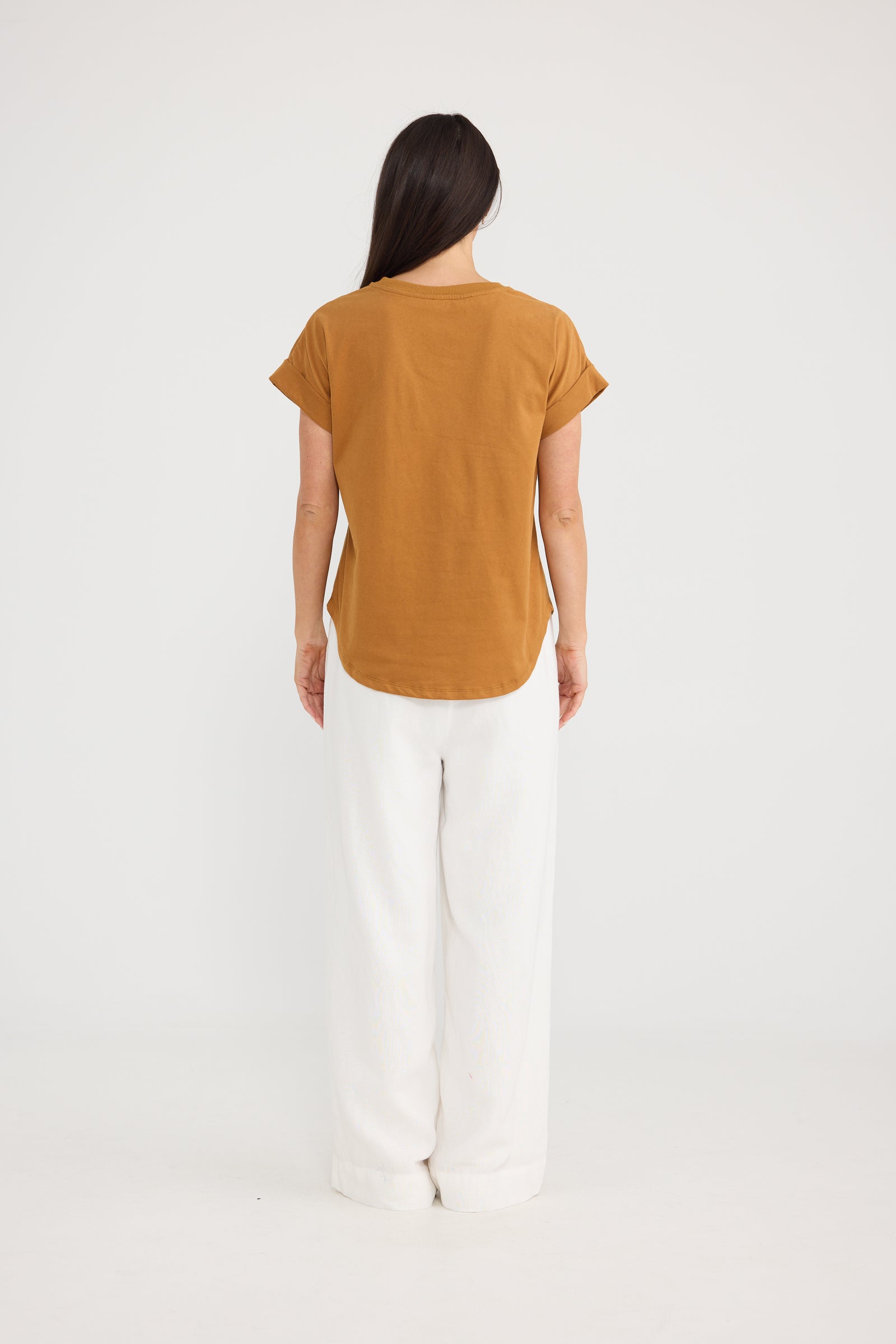 Sandra Tee - Taupe Mustard