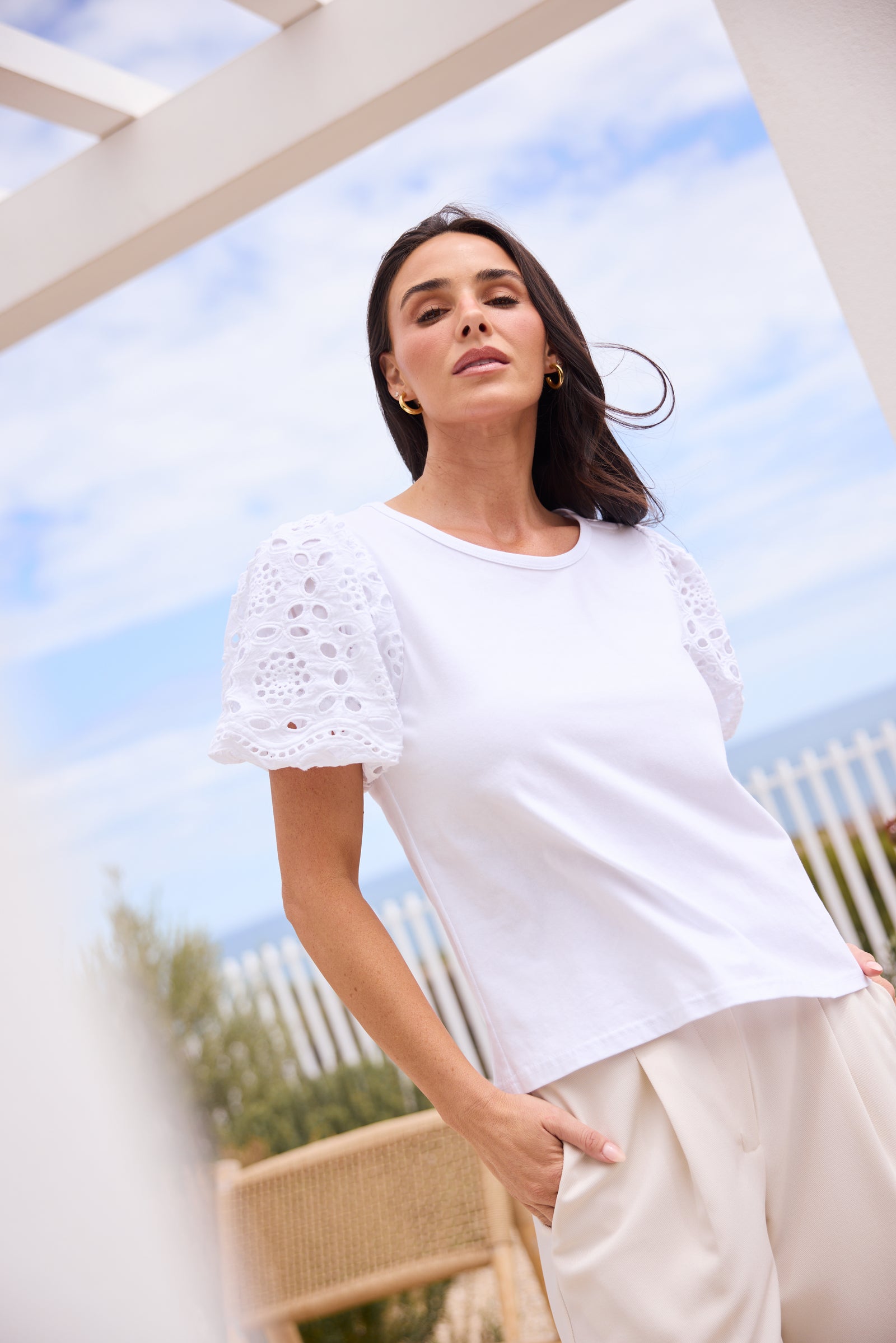 Molly Tee - White