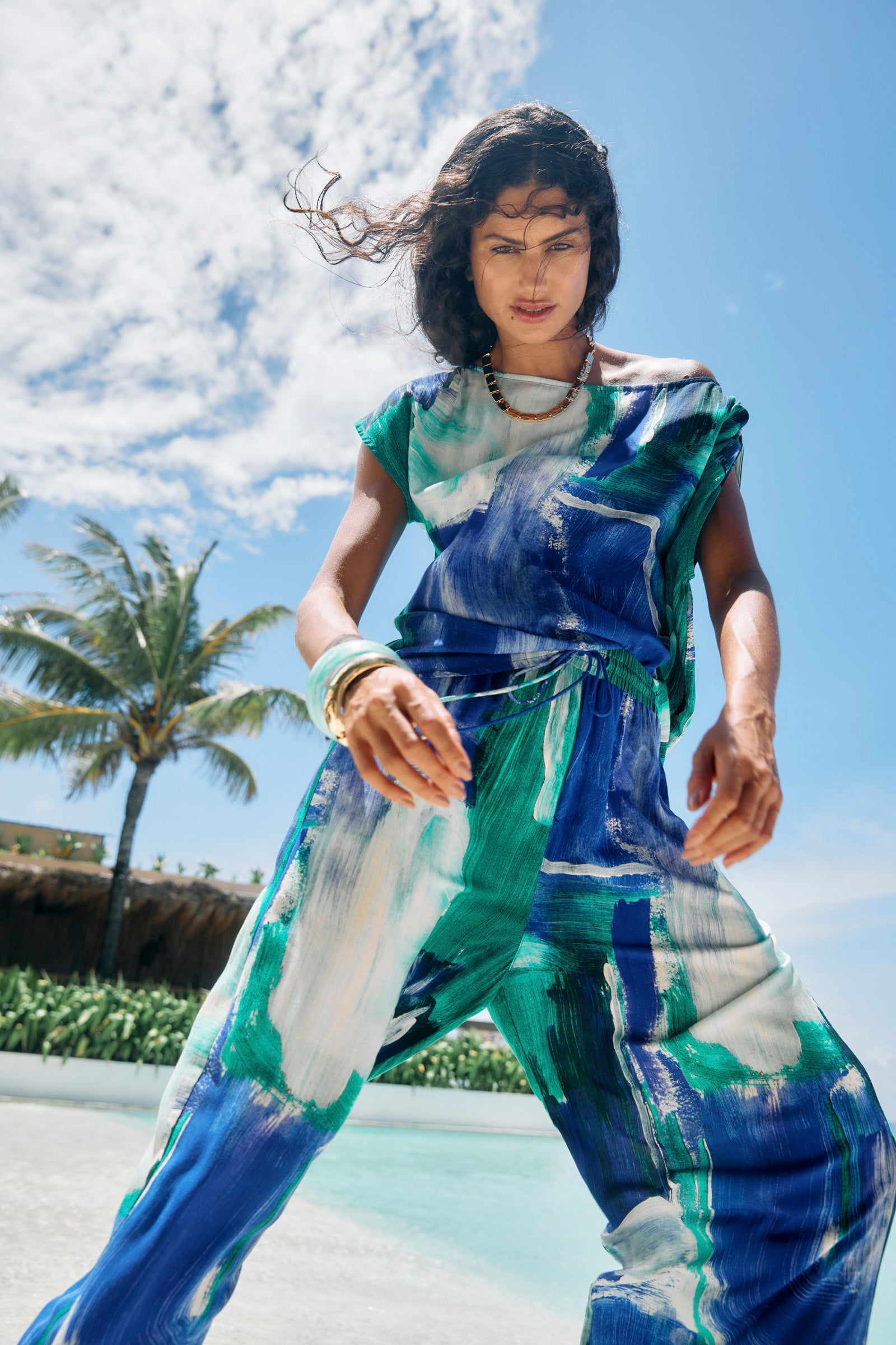 Palmera Pant - Seafoam