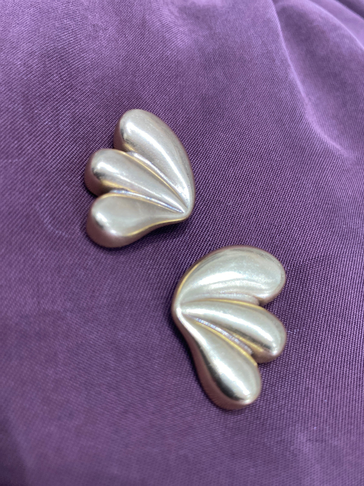 Fan Earrings - Gold