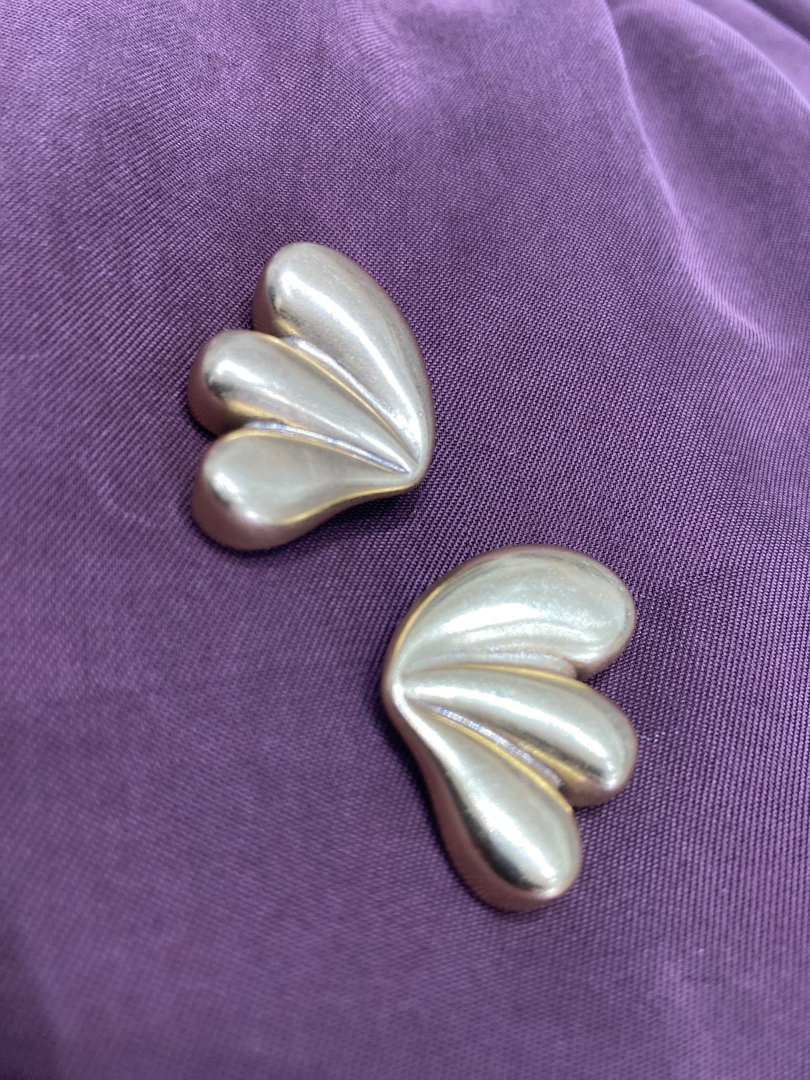 Fan Earrings - Gold