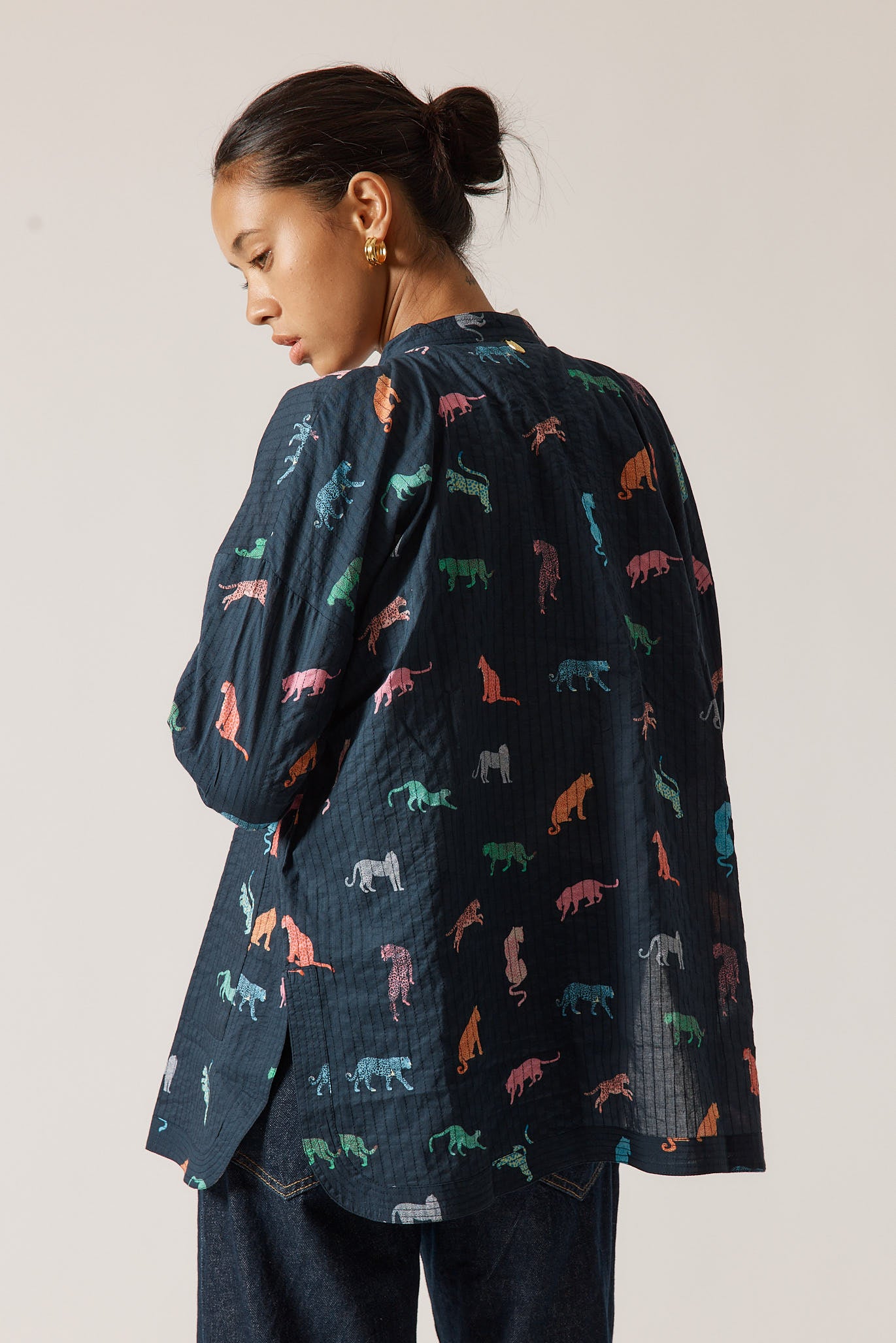 Funky Cats Coata - Navy