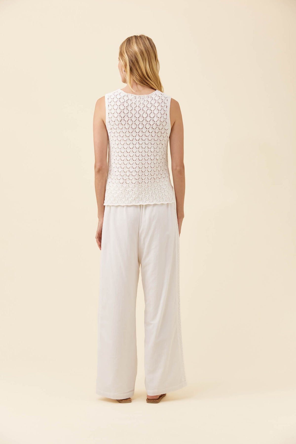 Mia Knit Top - White