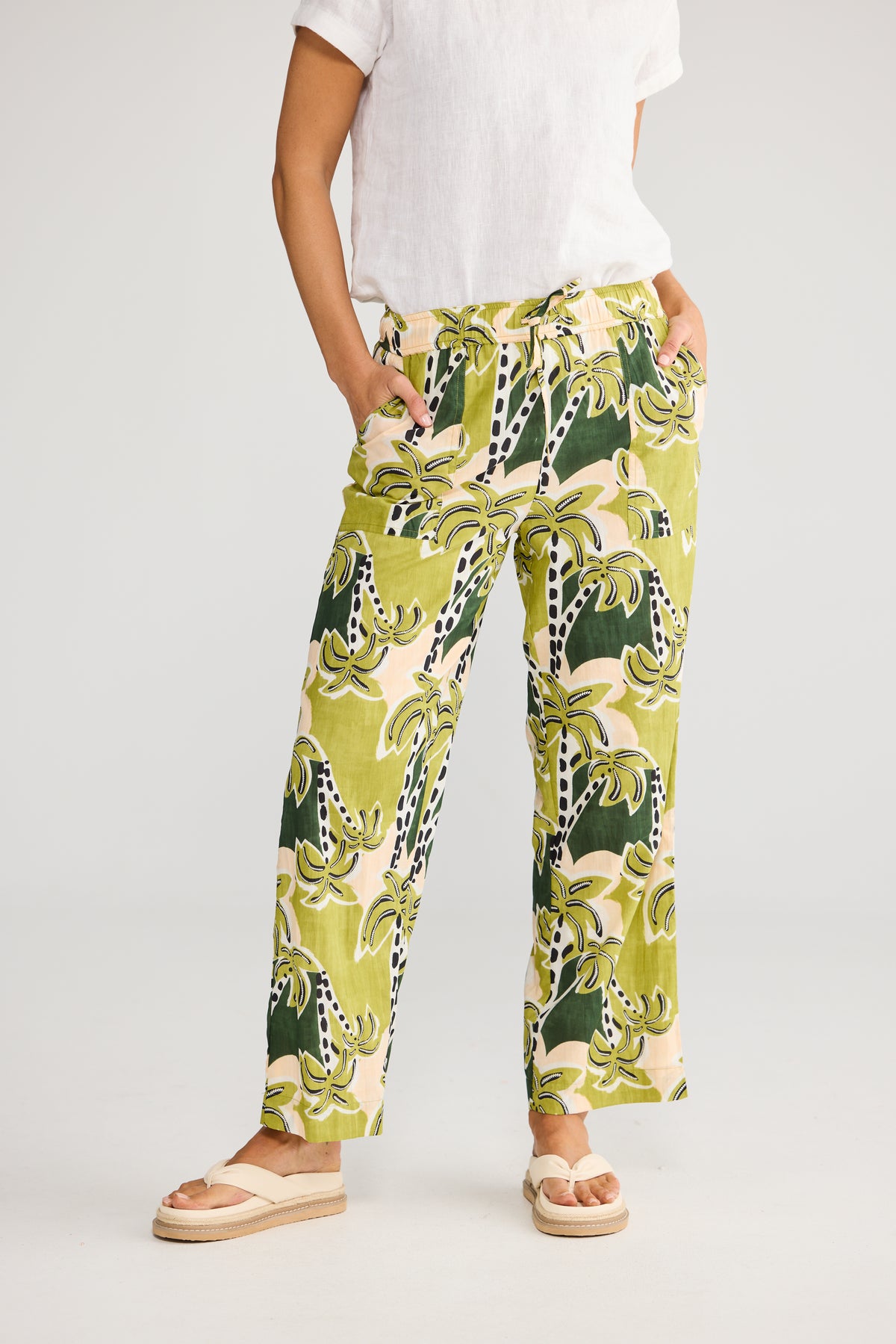 Marina Pant - Tropical Deco