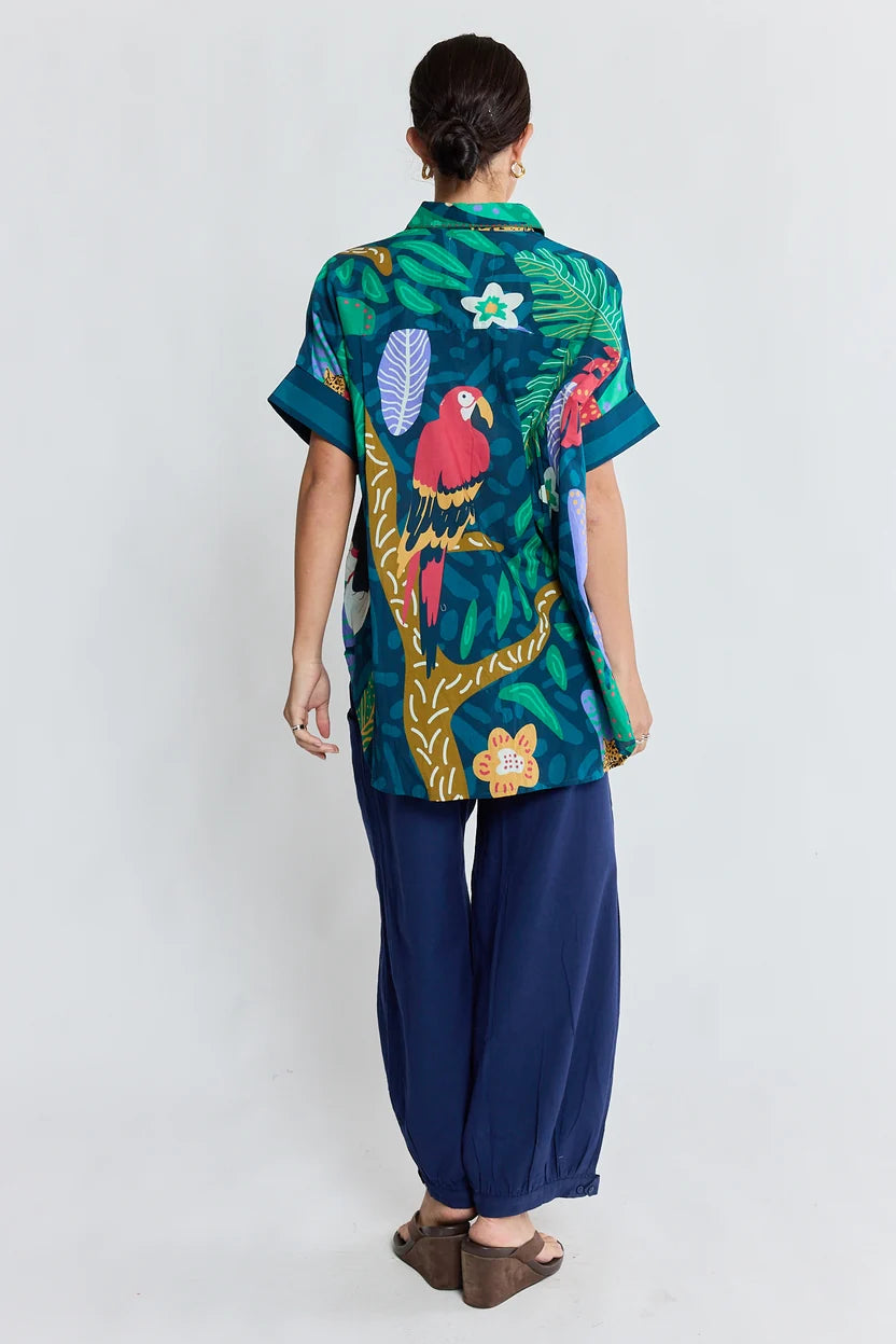 Jungle Fever Shirt - Navy