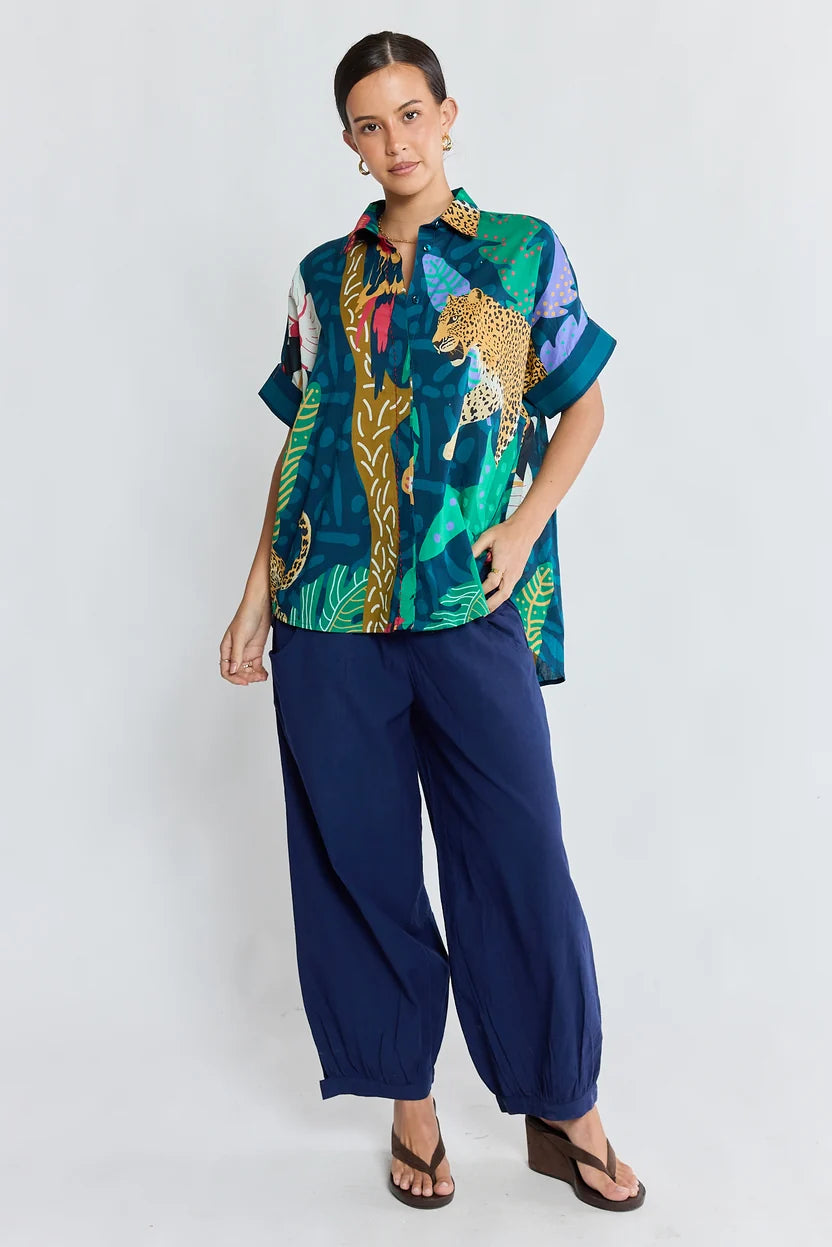 Jungle Fever Shirt - Navy