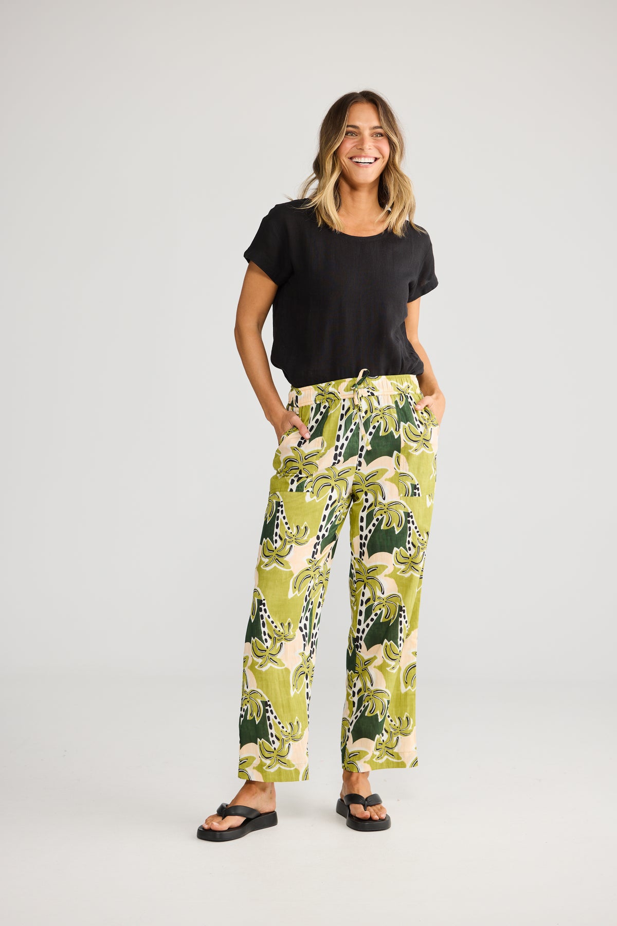 Marina Pant - Tropical Deco