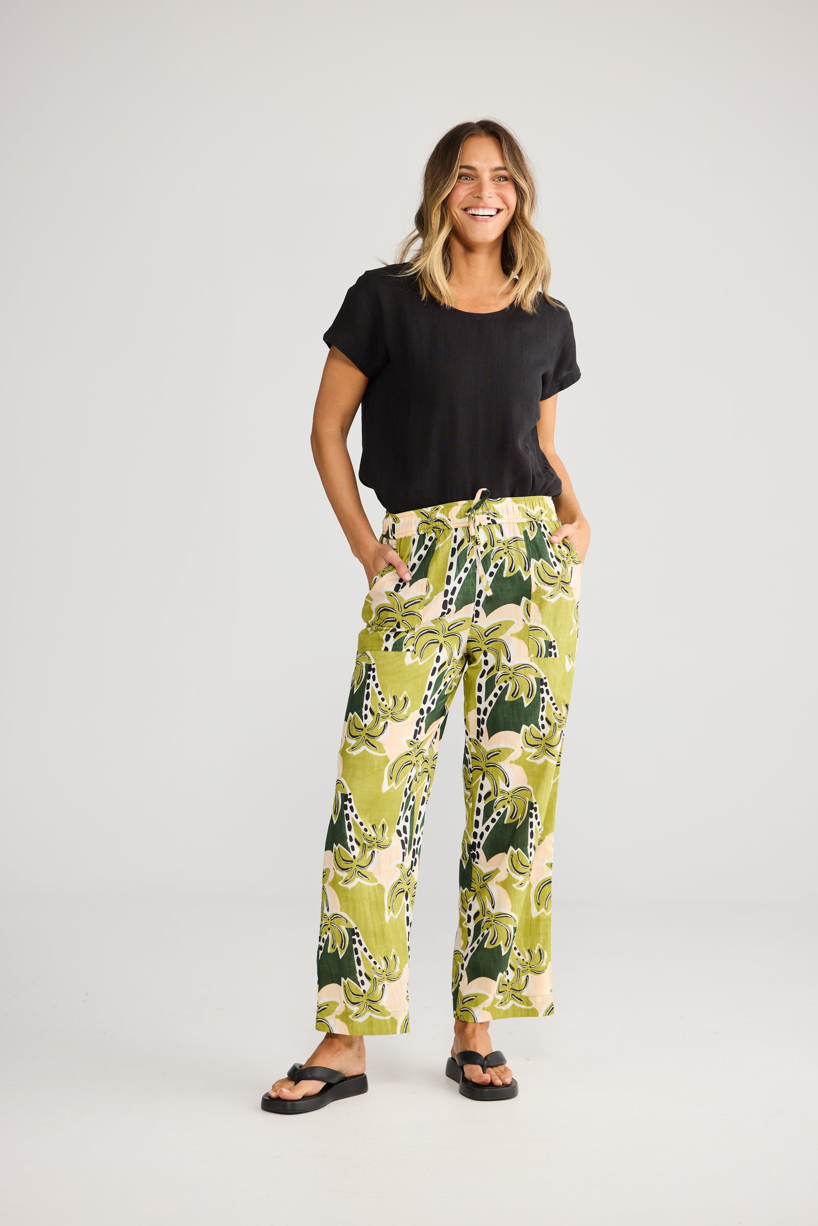 Marina Pant - Tropical Deco