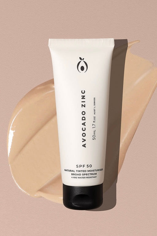 Avocado Zinc - SPF 50 Natural Tinted Moisturiser
