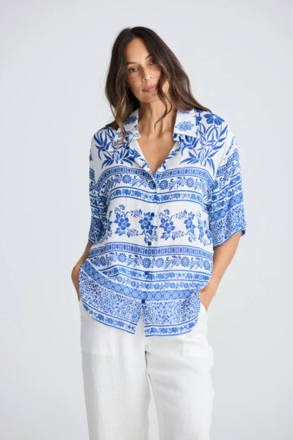 Playa Shirt - Ocean Paradise Print