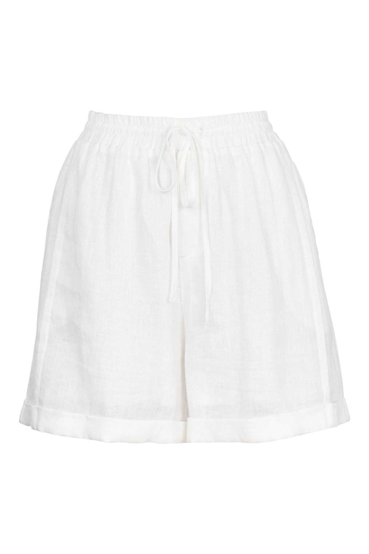 Studio Linen Short - White Salt