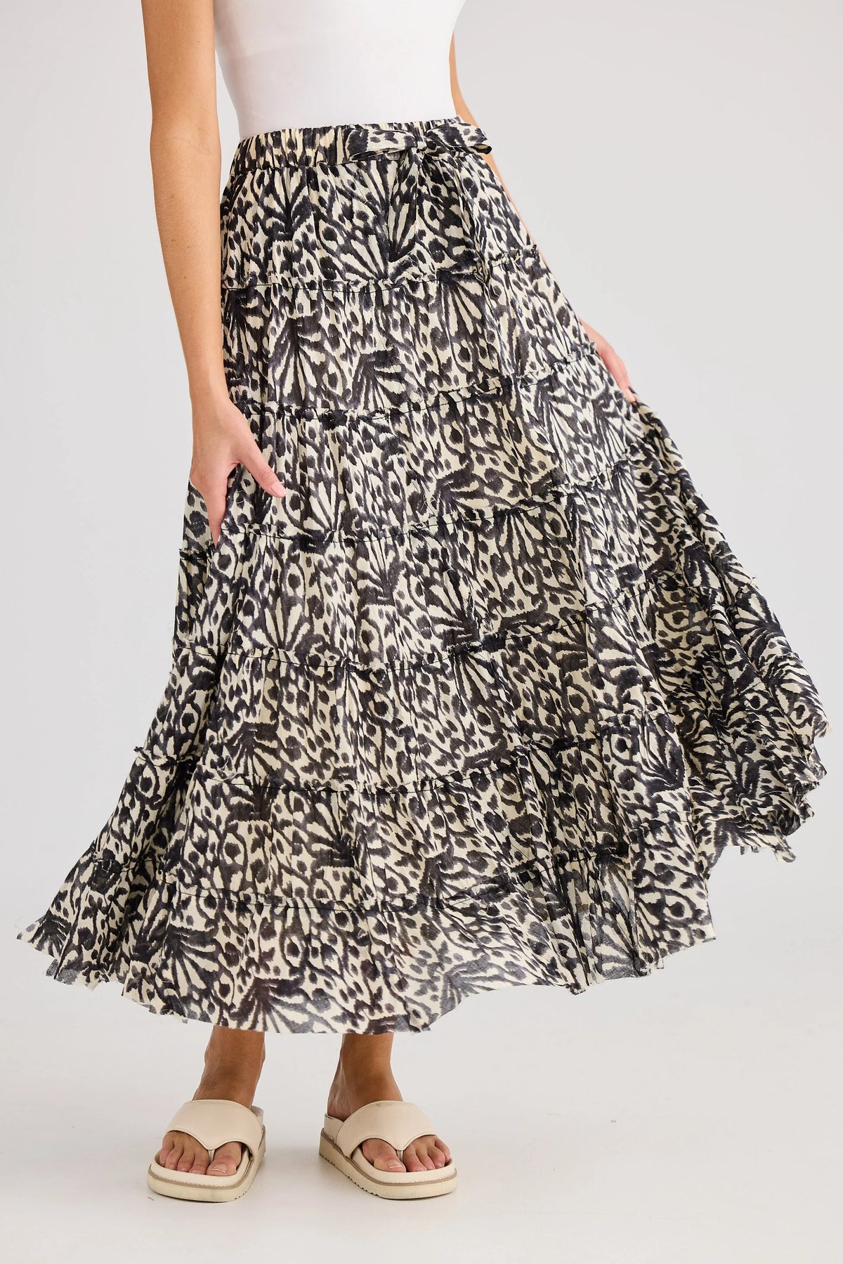 Vacation Skirt- Spring Fan