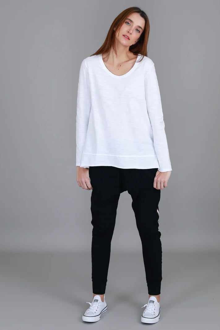 Strumpet Long Sleeve Tee - White