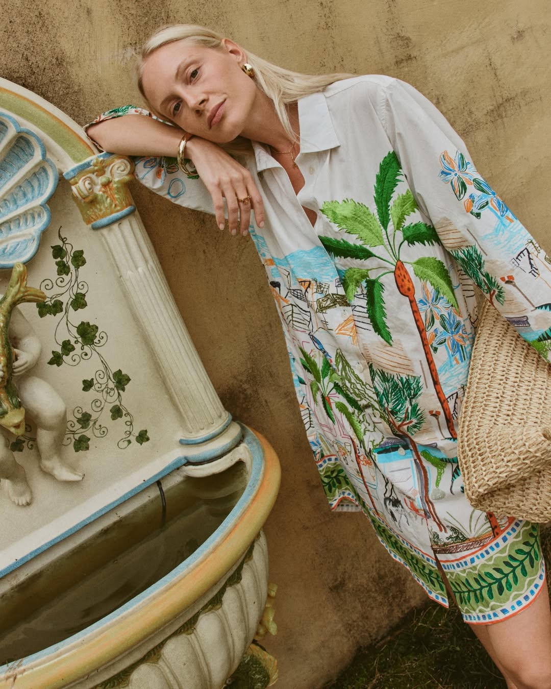 Cest La Vie Shirtmaker Tunic/Dress - White