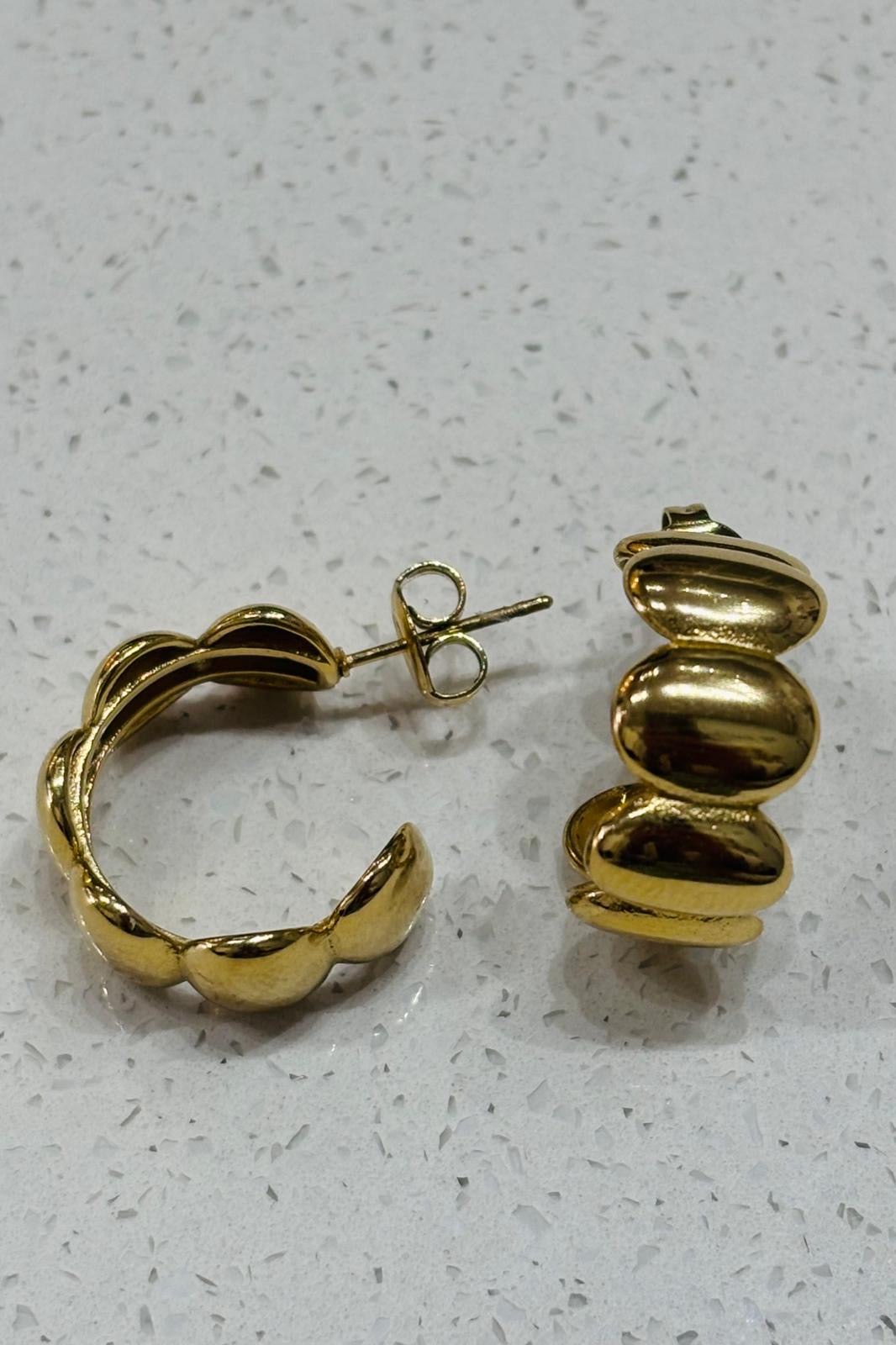 Miru Earring - Hoop Gold