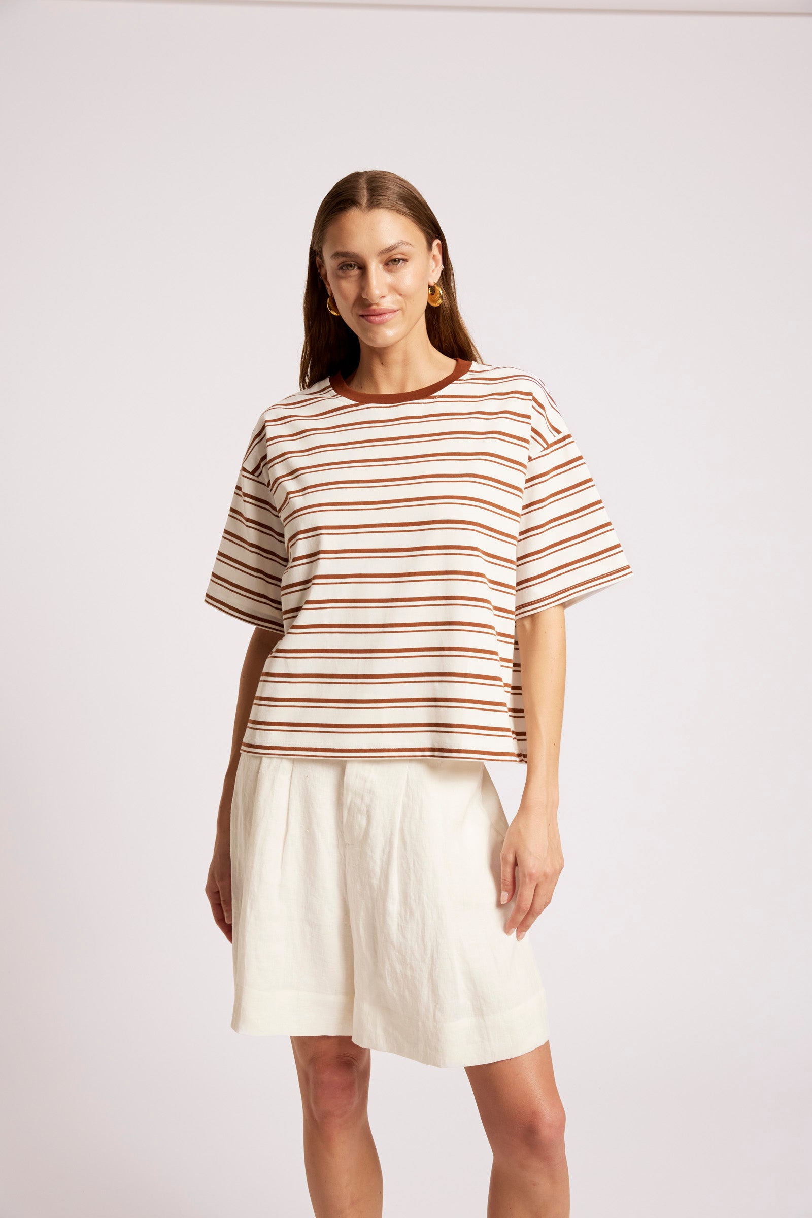Paloma Stripped T-Shirt - Dune