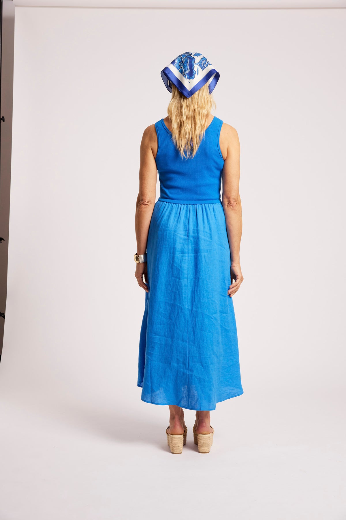 Maris Tank Maxi Dress - Marine Blue