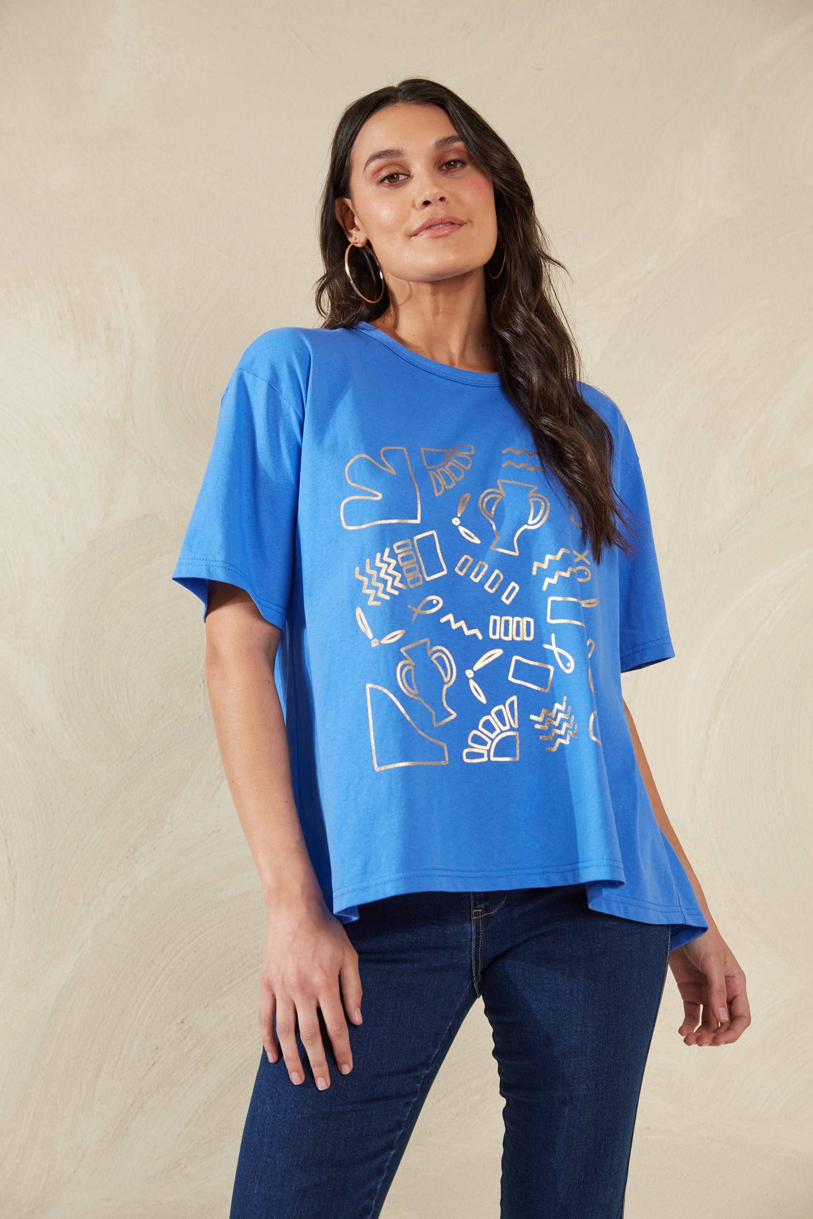 Bari T-Shirt - Coast Blue