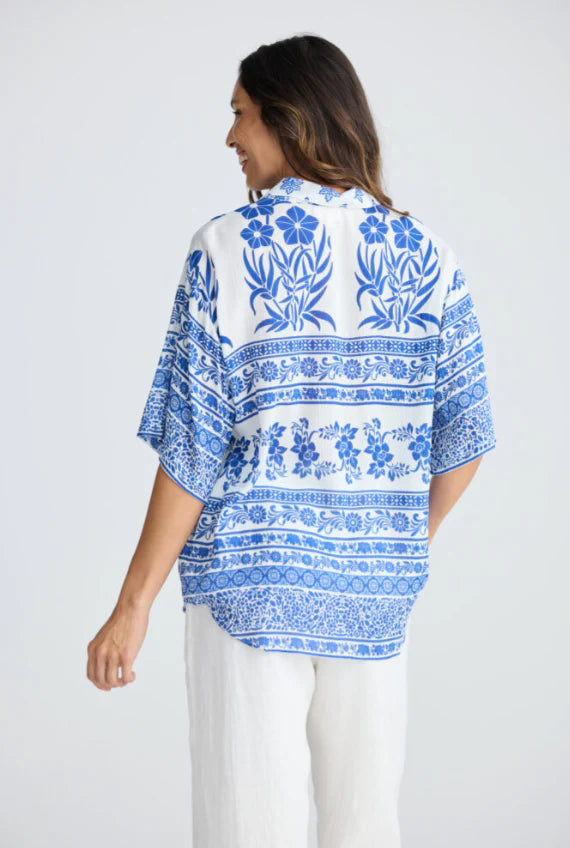 Playa Shirt - Ocean Paradise Print