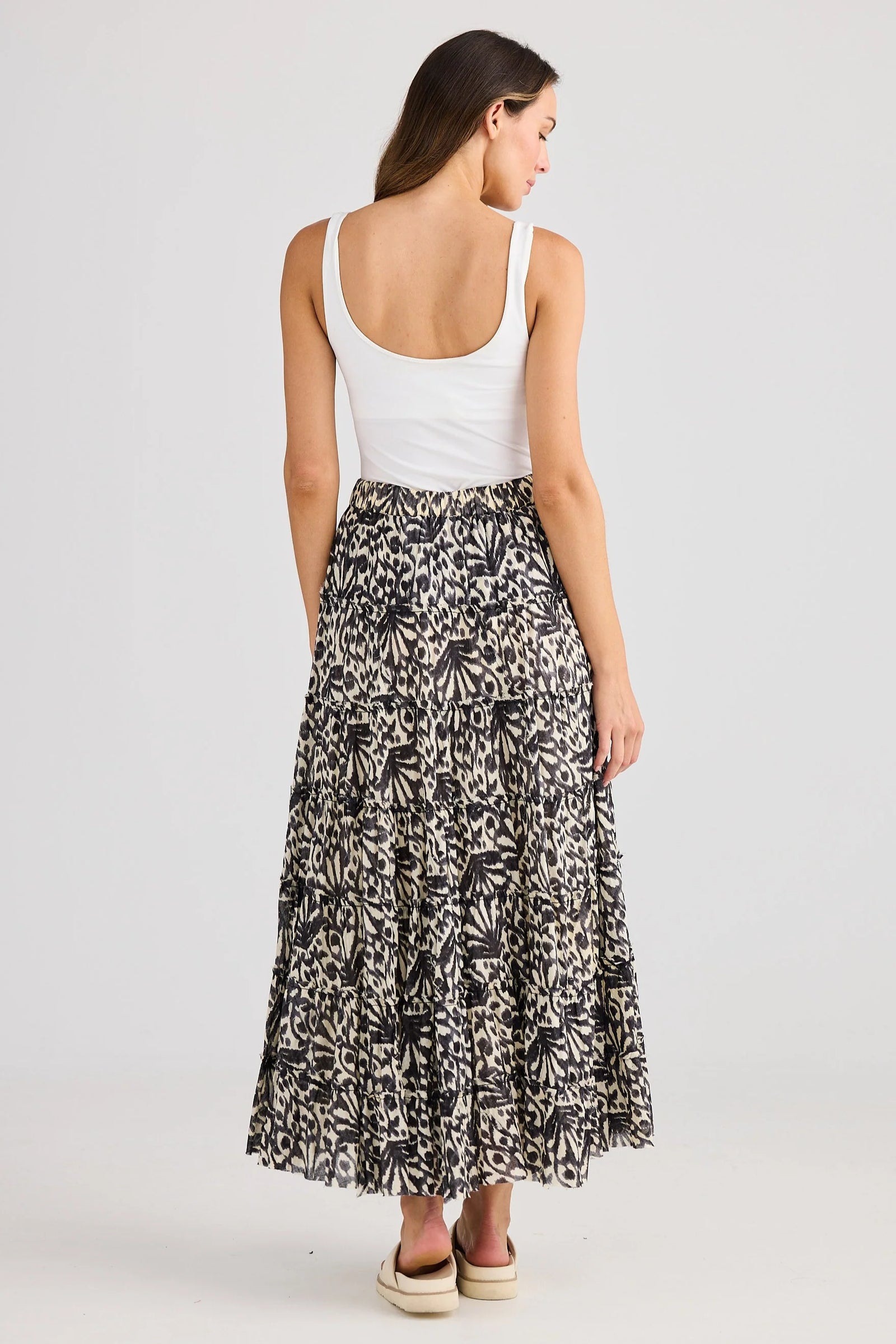 Vacation Skirt- Spring Fan