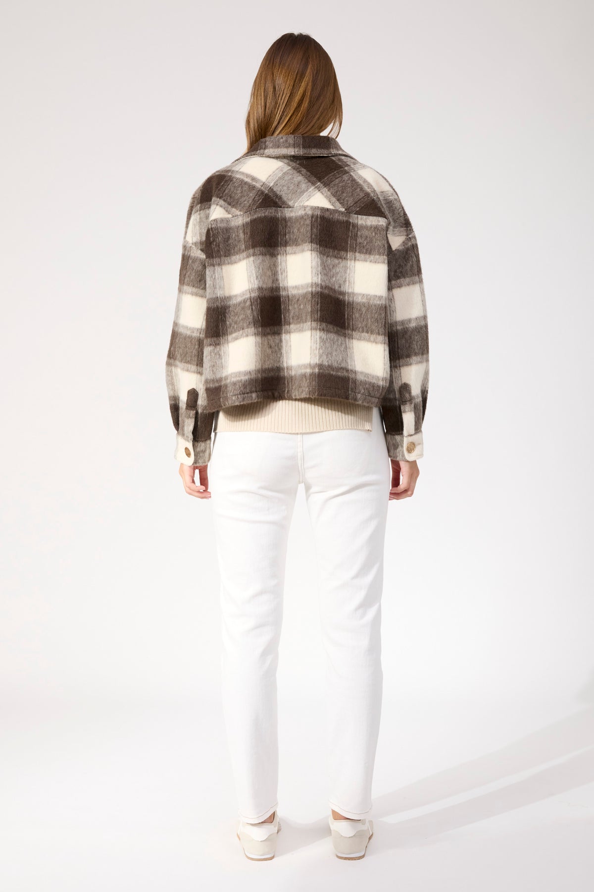 Fargo Check Jacket - Brown