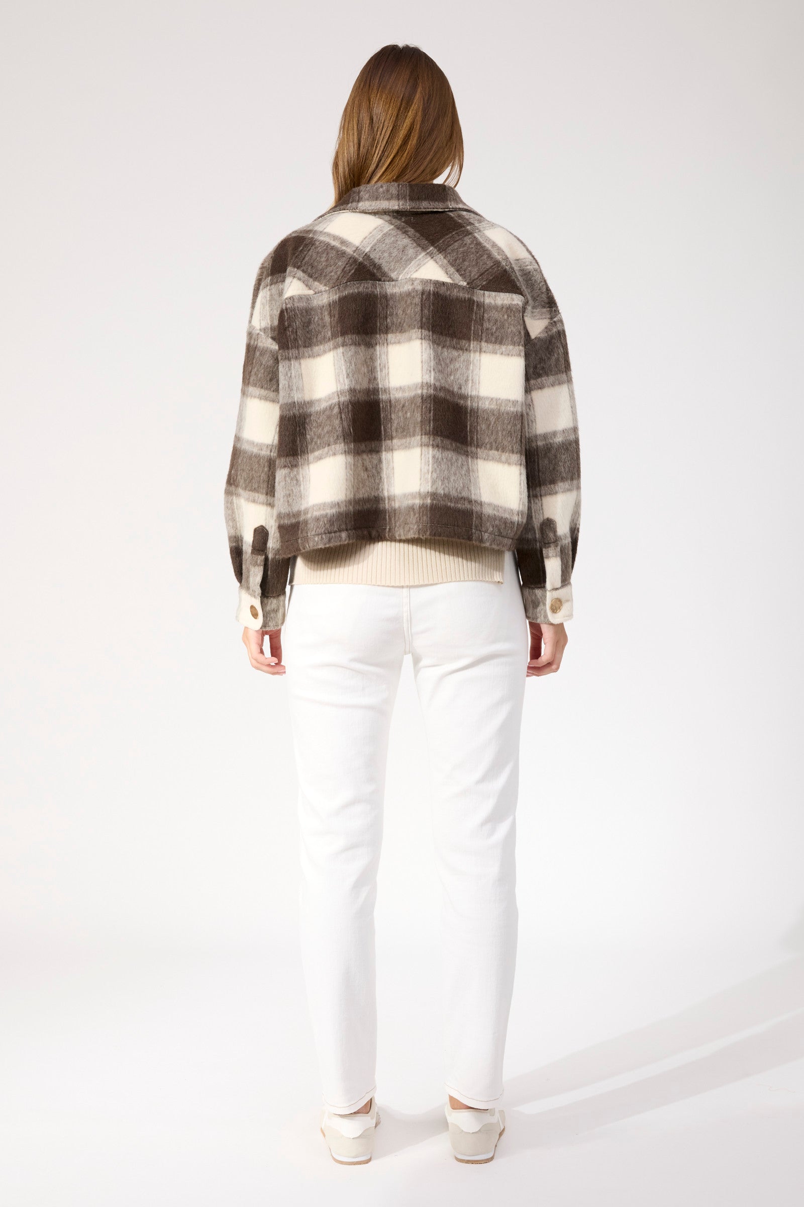 Fargo Check Jacket - Brown