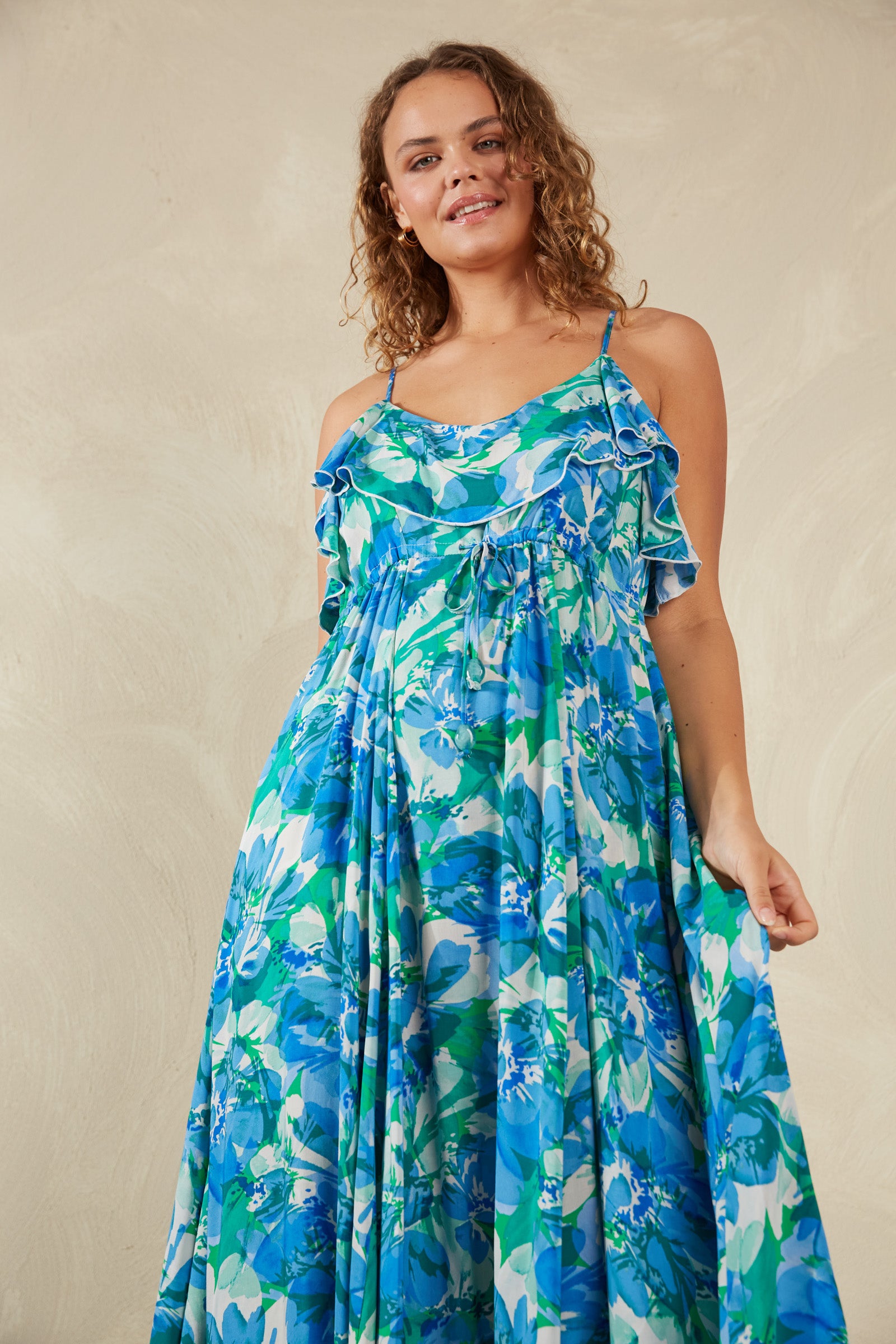 Lipari Frill Dress - Petali