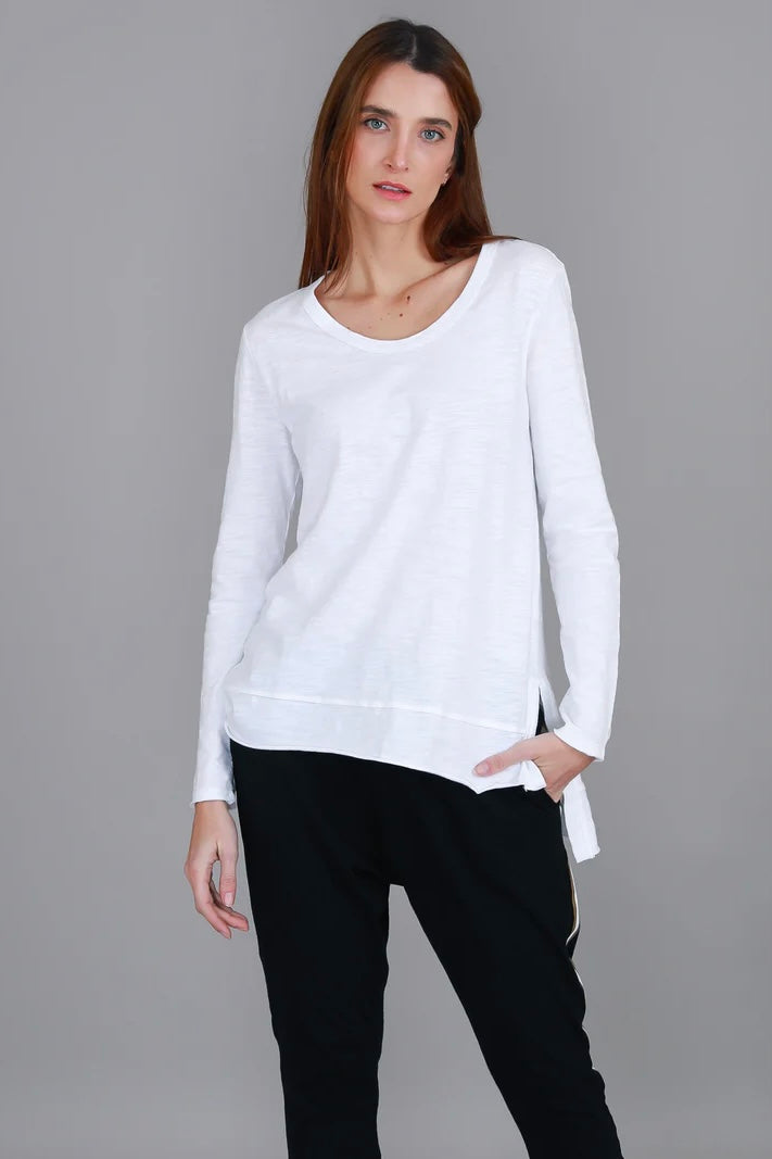 Strumpet Long Sleeve Tee - White