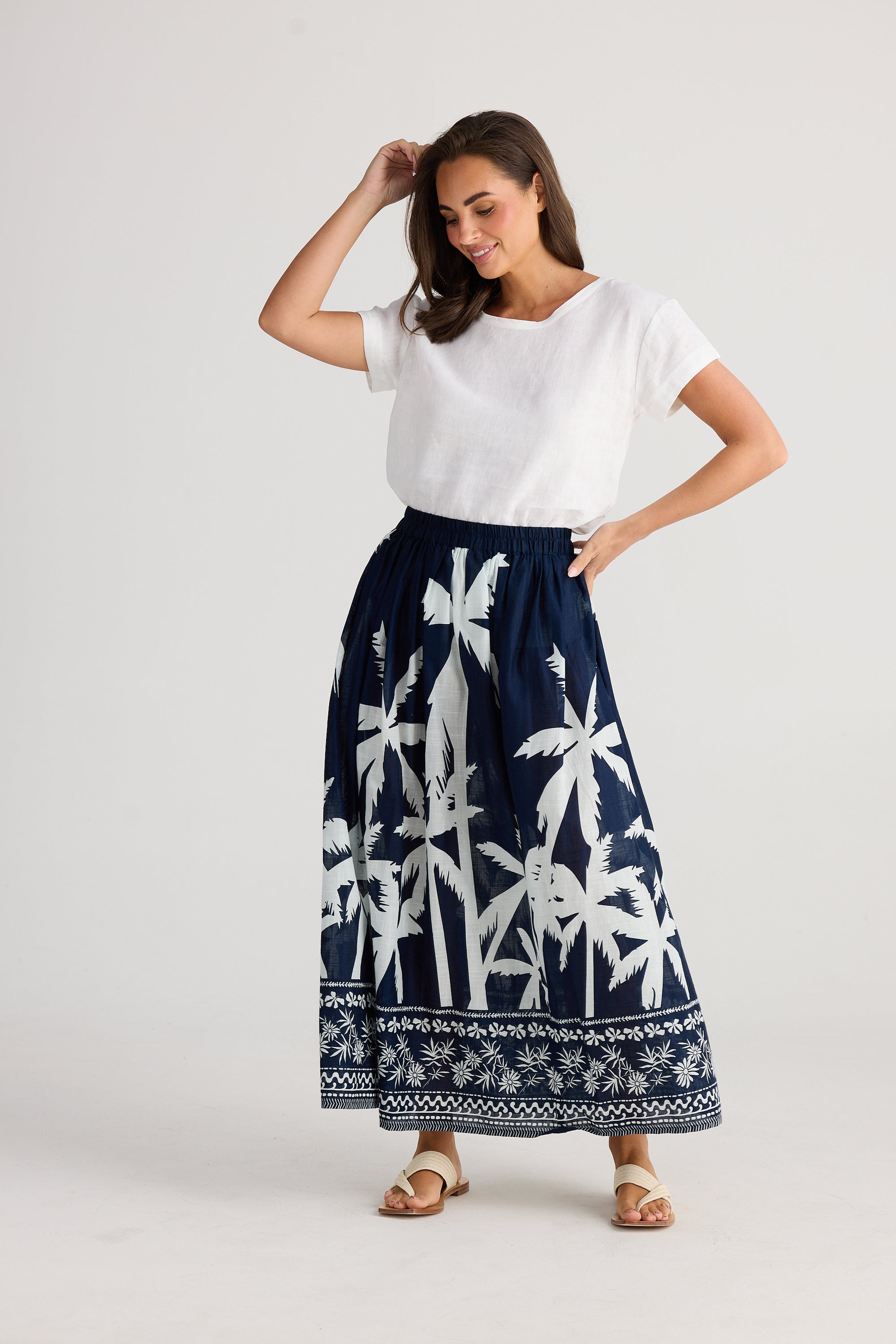 Fly Away Skirt - Blue Haven