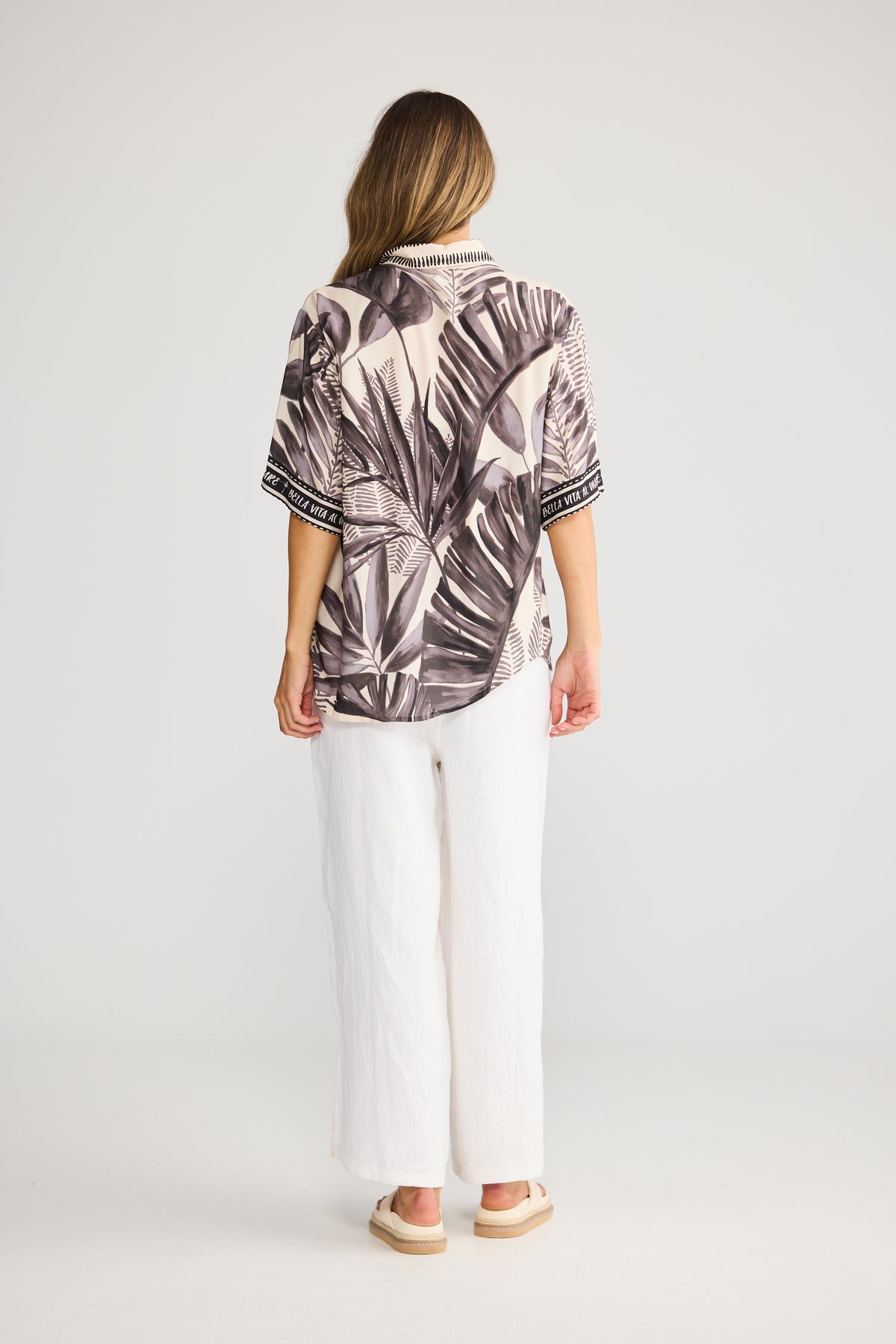 Playa Shirt - Sunset Palms