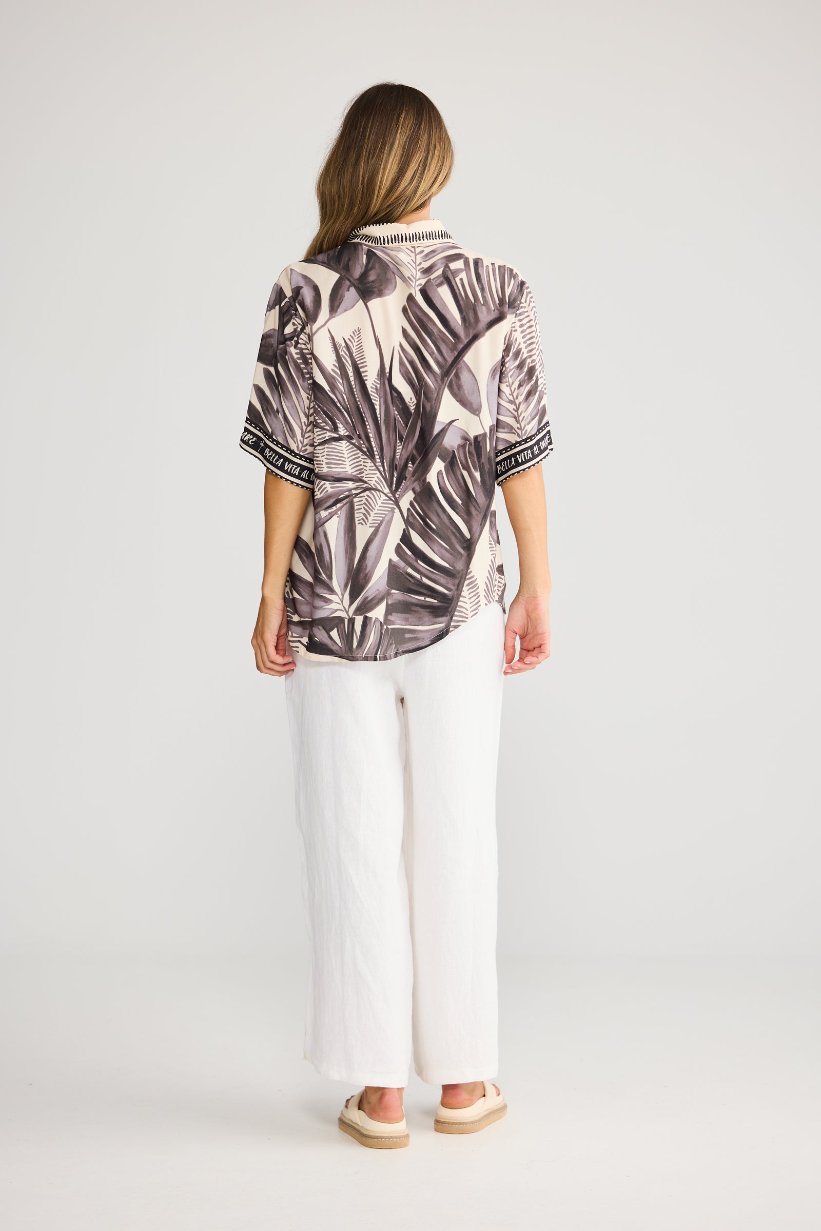 Playa Shirt - Sunset Palms